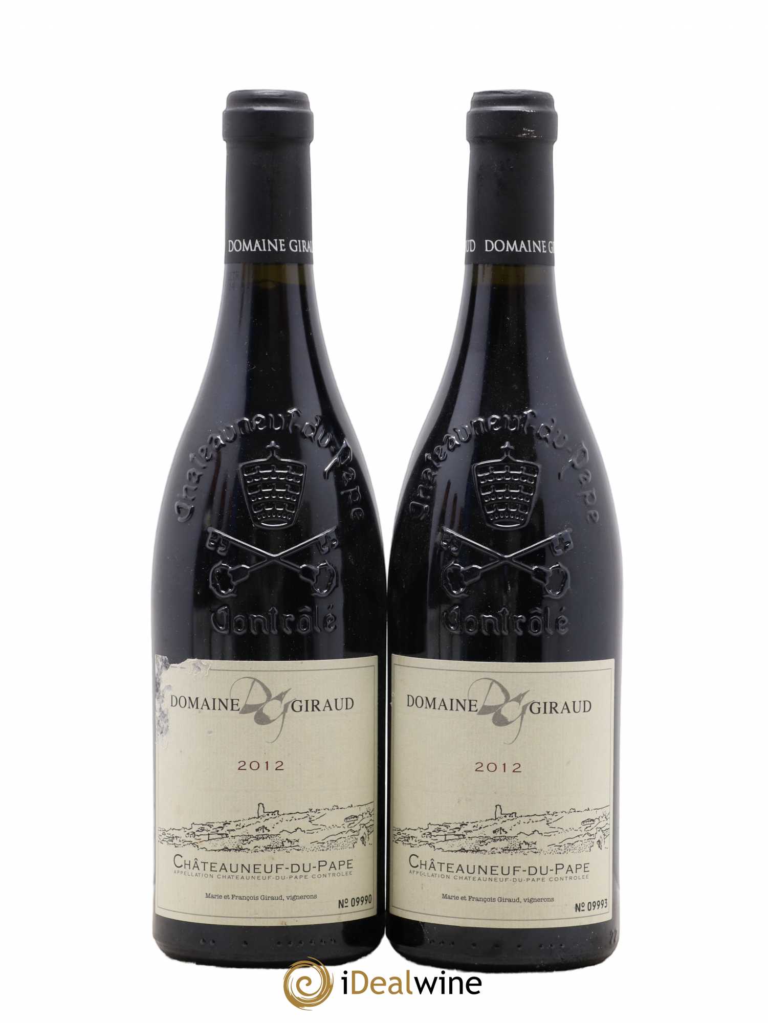 Châteauneuf-du-Pape Tradition Giraud (Domaine) 2012 - Lot de 2 bouteilles - 0