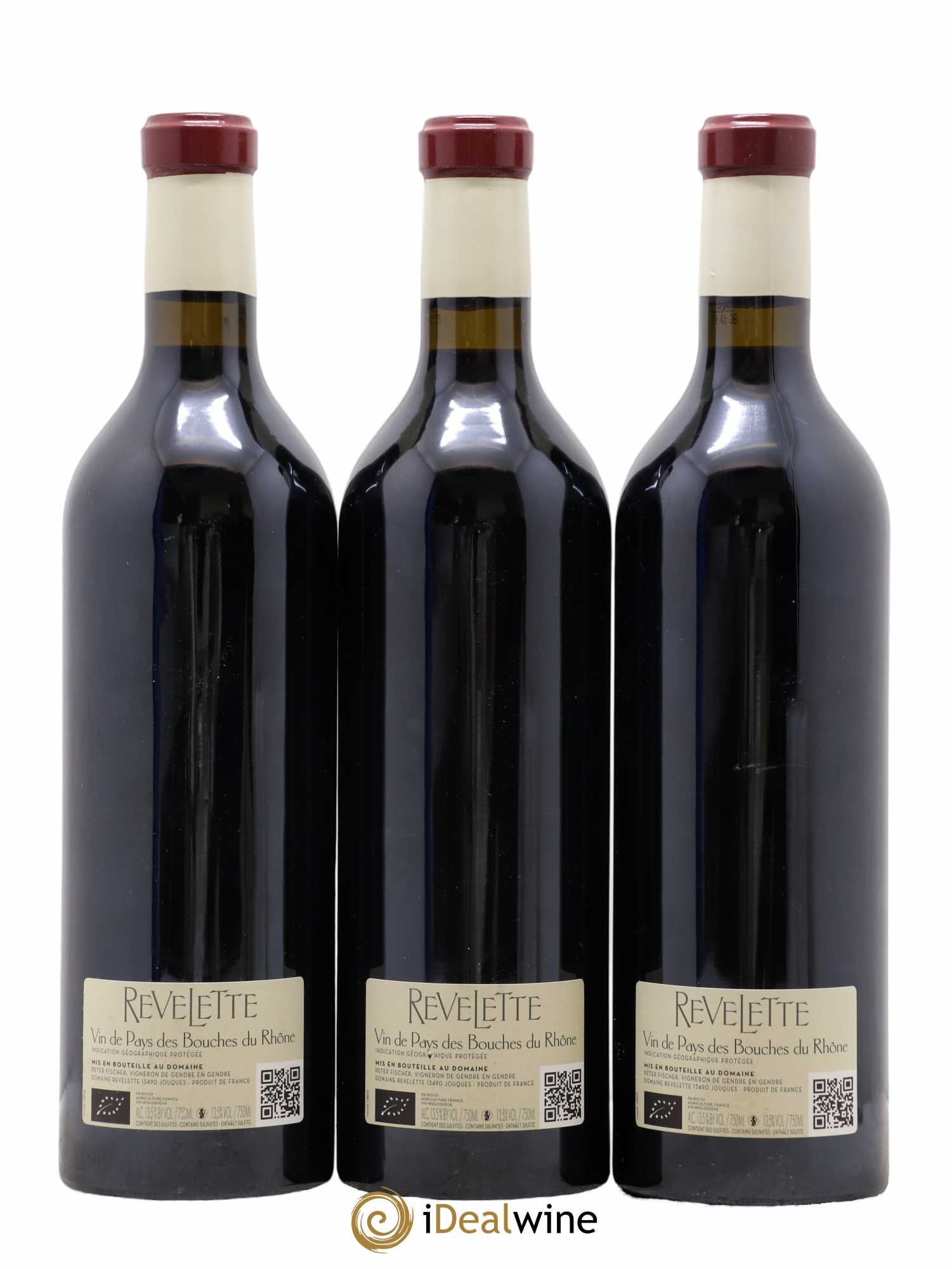 Méditerranée Château Revelette Le Grand Rouge Sandra & Peter Fischer 2014 - Lot de 3 bouteilles - 1