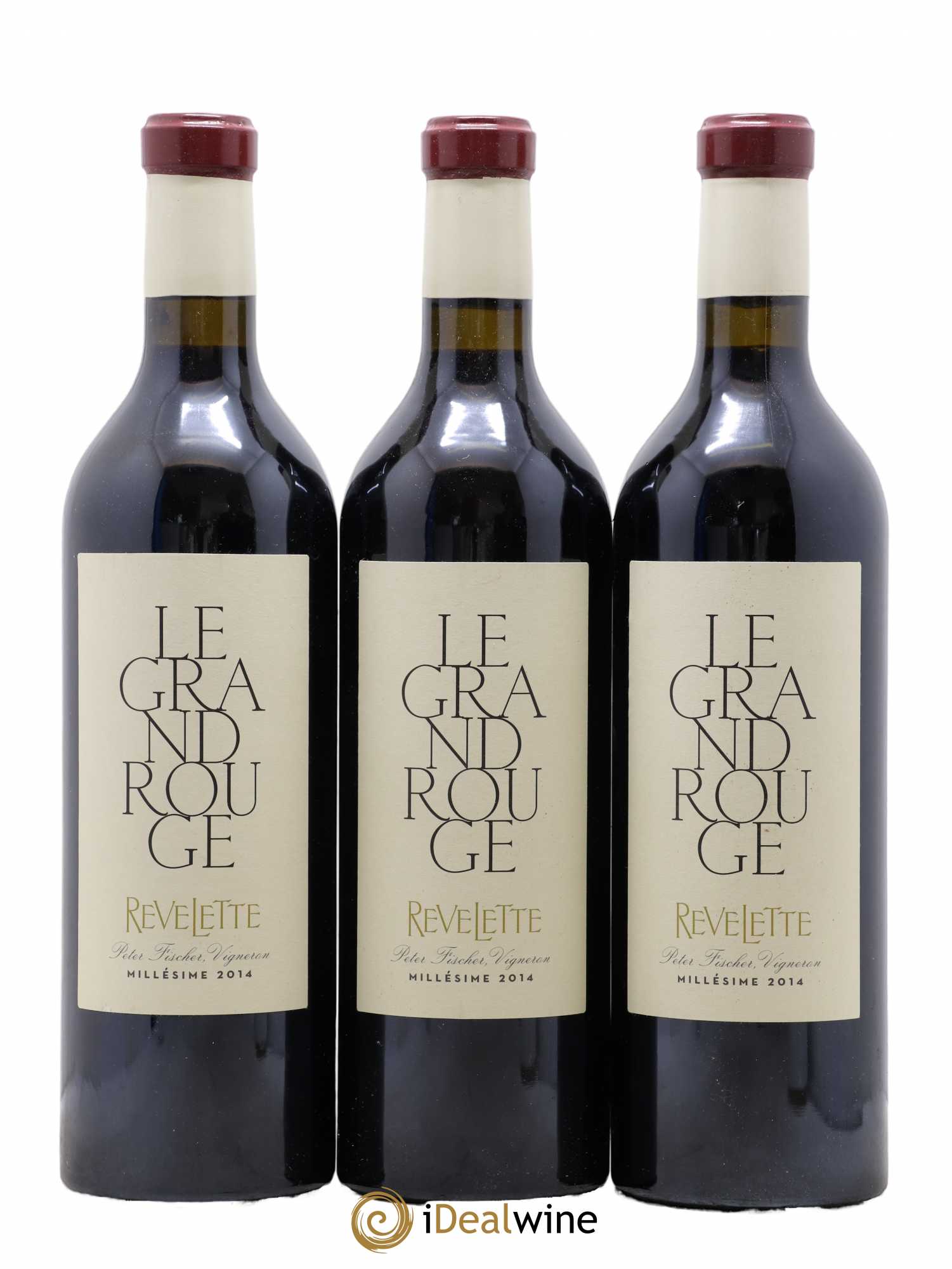 Méditerranée Château Revelette Le Grand Rouge Sandra & Peter Fischer 2014 - Lot de 3 bouteilles - 0