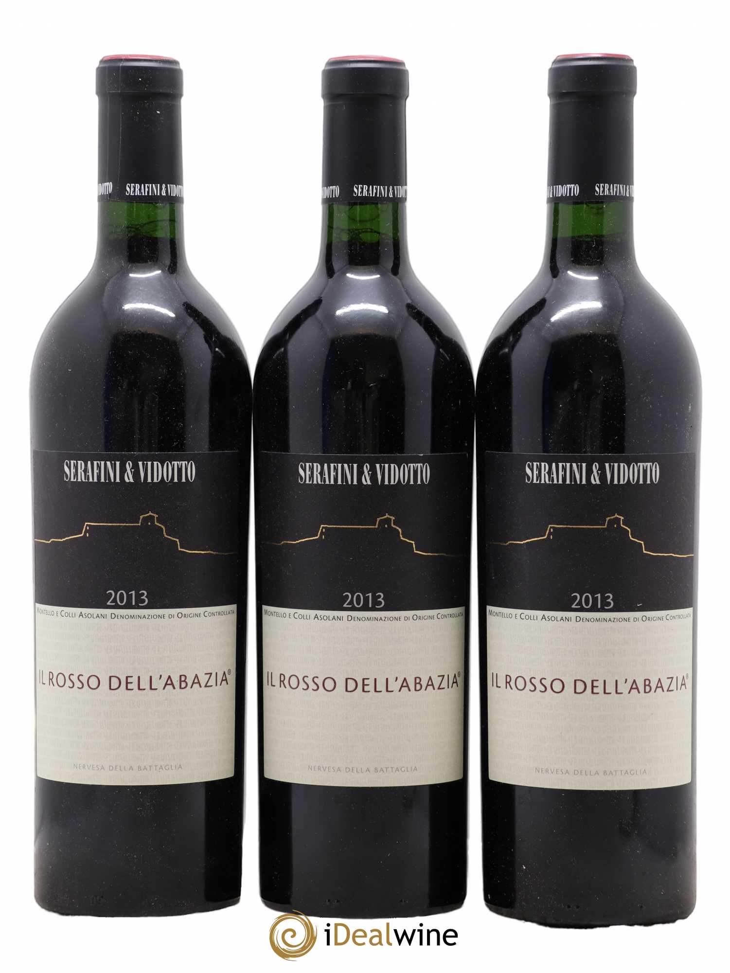 Italie Montello Colli Asolani DOC Rosso Dell Abazia Serafini Et Vidotto 2013 - Posten von 3 Flaschen - 0