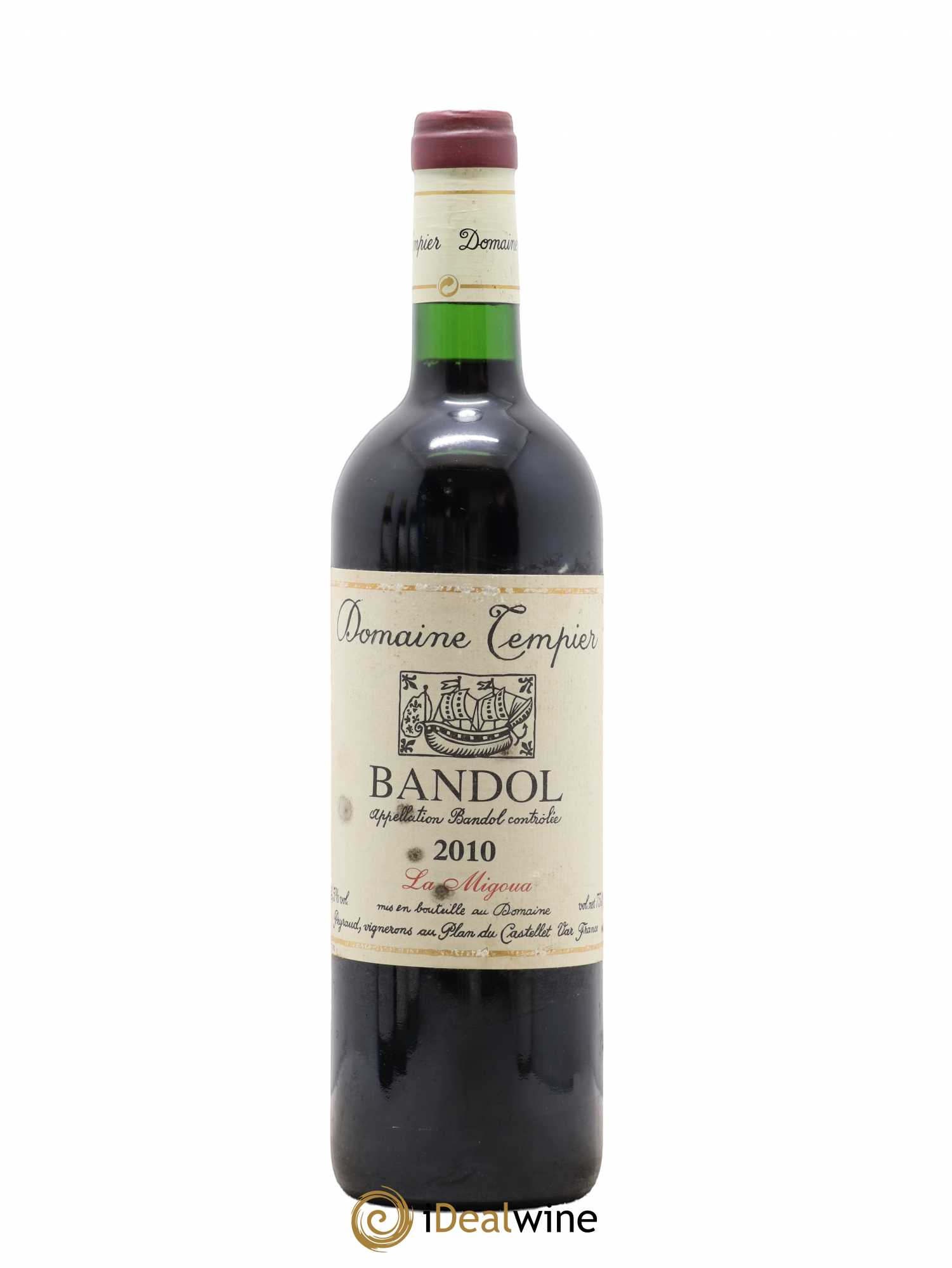 Bandol Domaine Tempier Cuvée La Migoua Famille Peyraud 2010 - Lot de 1 bouteille - 0