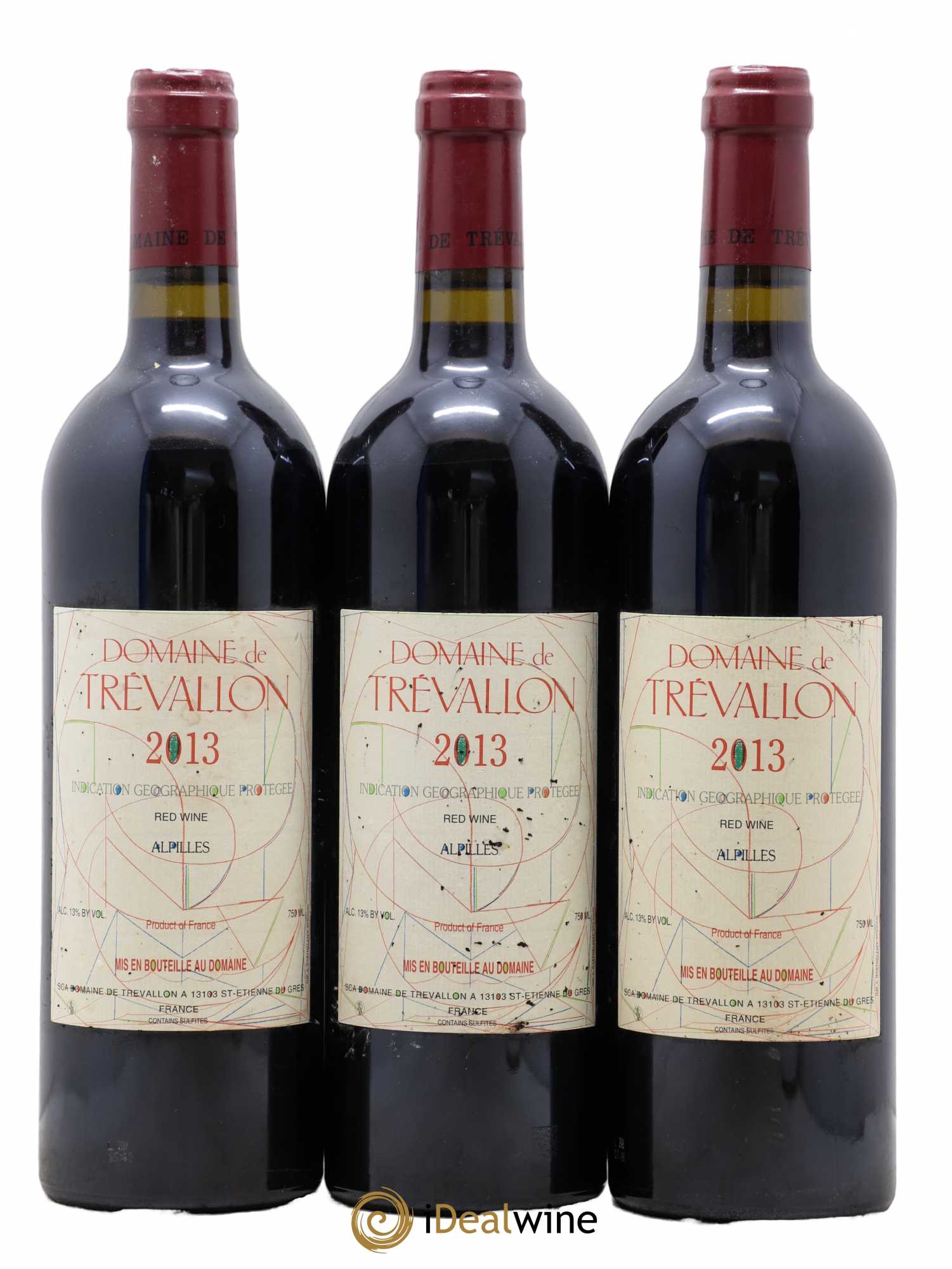 Alpilles Trévallon (Domaine de) Eloi Dürrbach 2013 - Lot de 3 bouteilles - 0