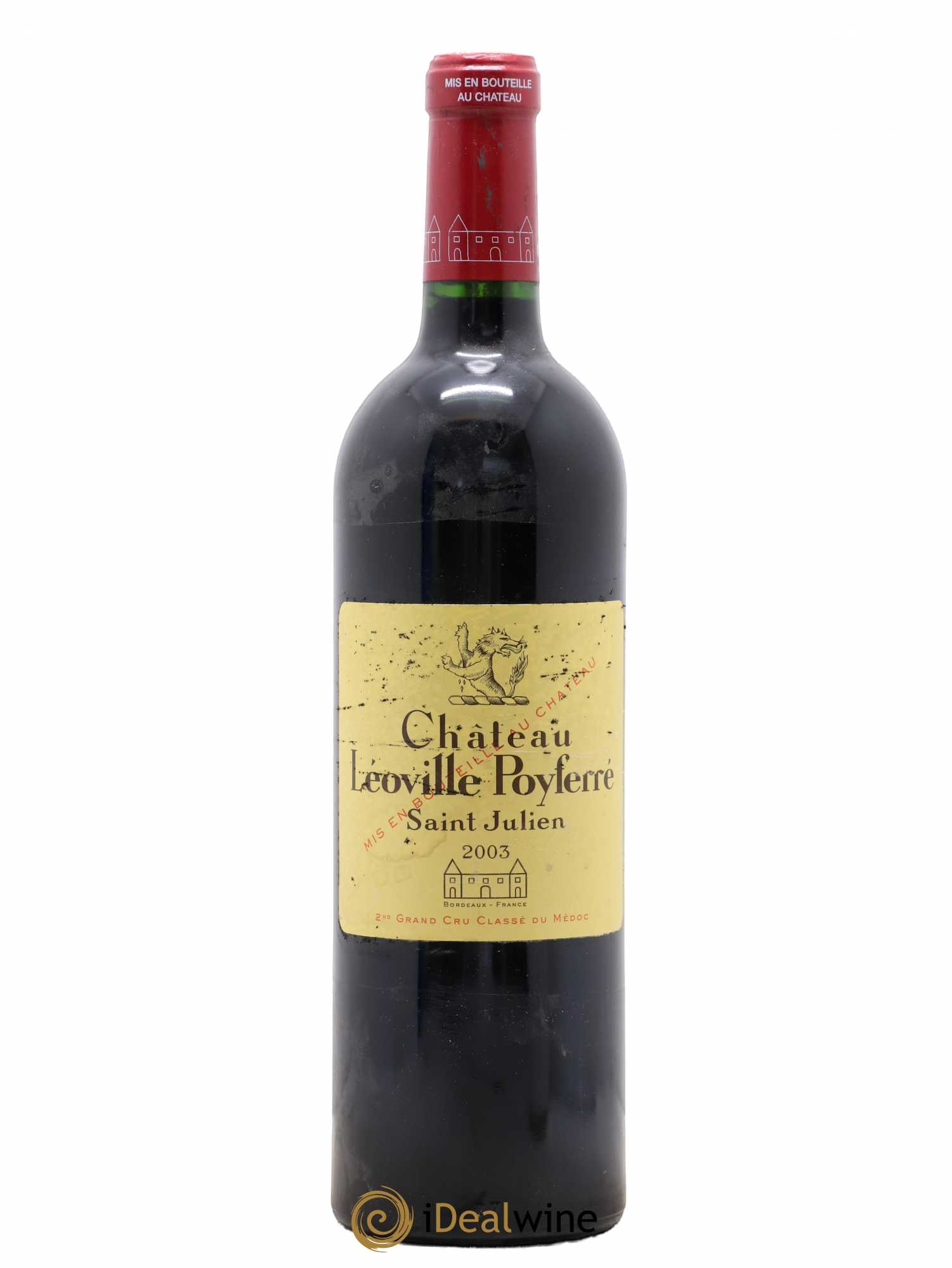 Château Léoville Poyferré 2ème Grand Cru Classé 2003 - Lot de 1 bouteille - 0