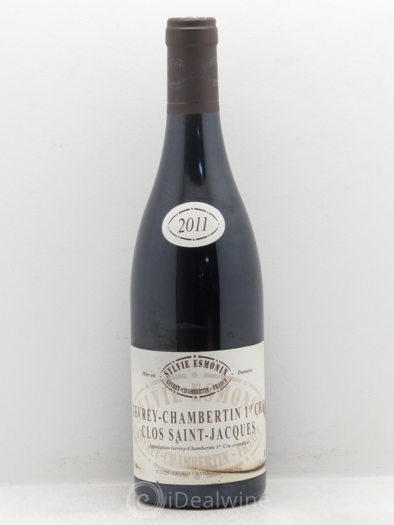 Gevrey-Chambertin 1er Cru Clos Saint Jacques Sylvie Esmonin 2011 - Lot de 1 bouteille - 0