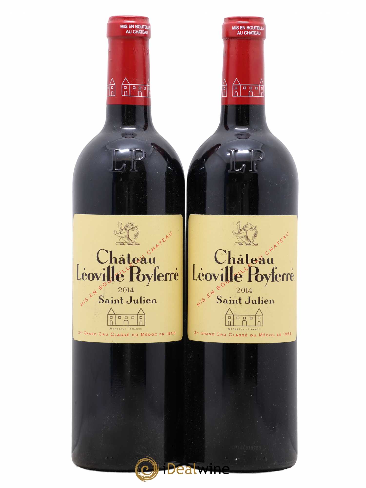 Château Léoville Poyferré 2ème Grand Cru Classé 2014 - Lot de 2 bouteilles - 0