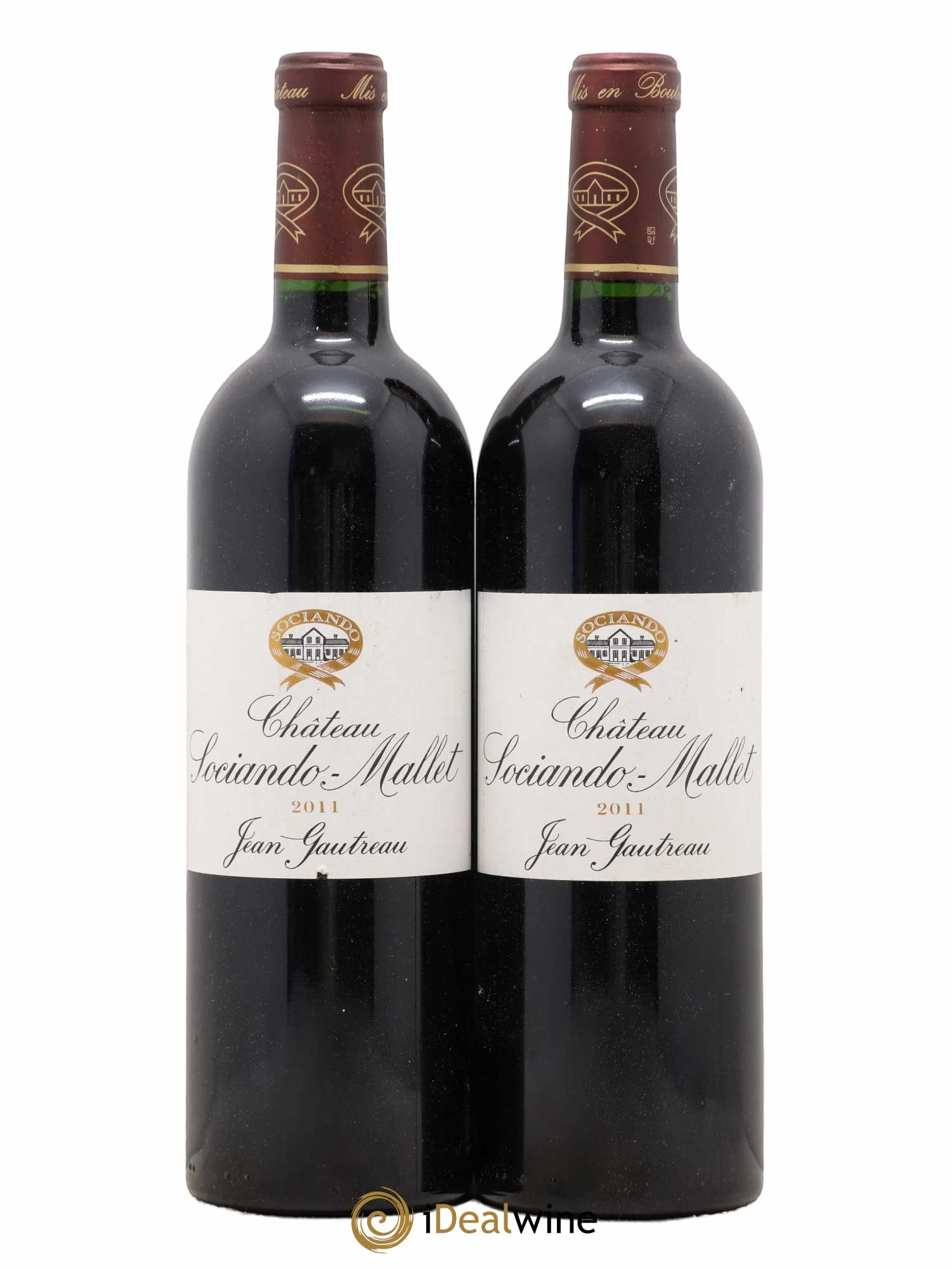 Château Sociando Mallet 2011 - Lot de 2 bouteilles - 0