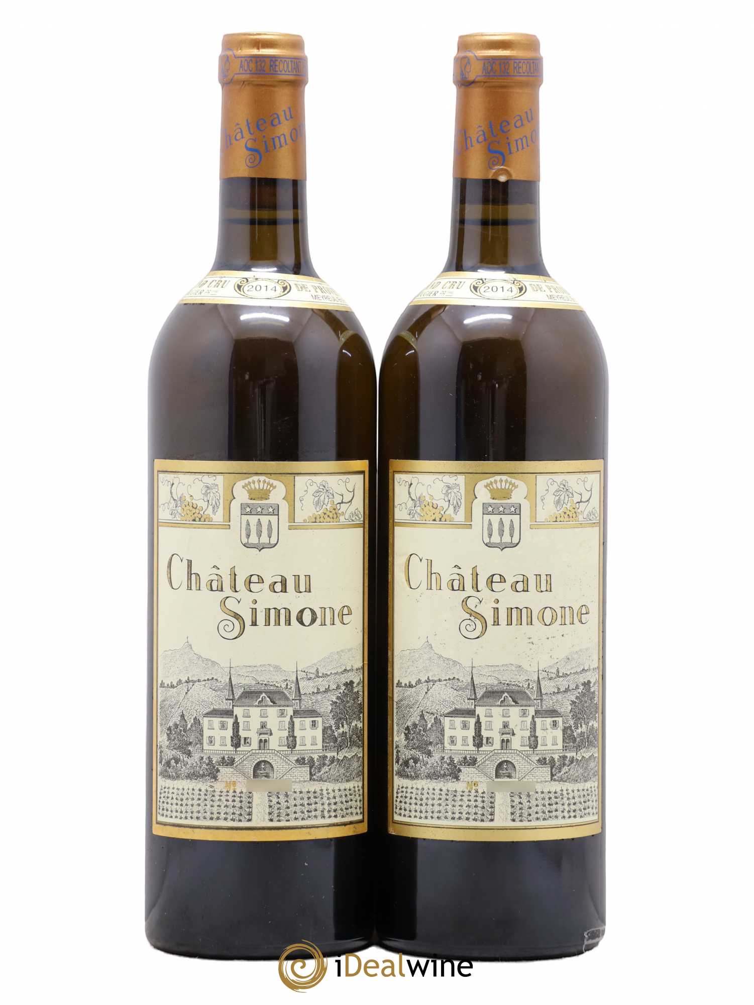 Palette Château Simone Famille Rougier 2014 - Posten von 2 Flaschen - 0
