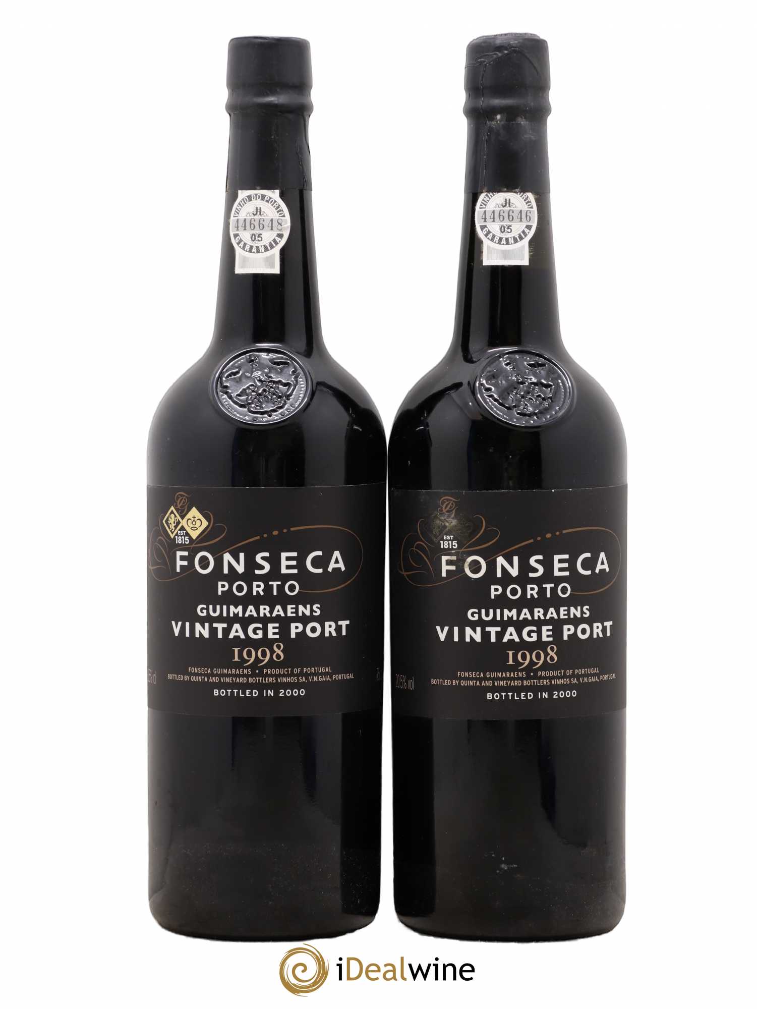 Porto Fonseca - Guimaraens Vintage Guimaraens 1998 - Lot de 2 bouteilles - 0