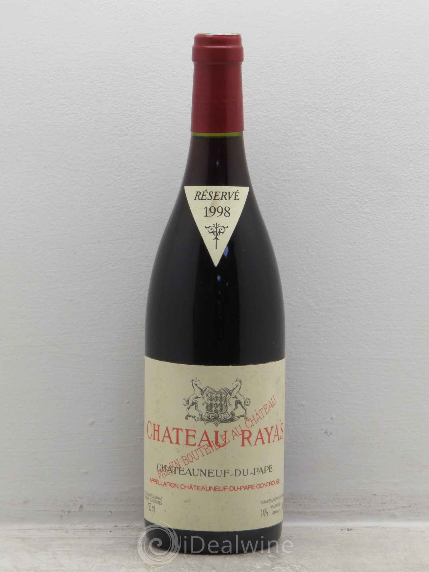 Châteauneuf-du-Pape Château Rayas Emmanuel Reynaud 1998 - Lot de 1 bouteille - 0