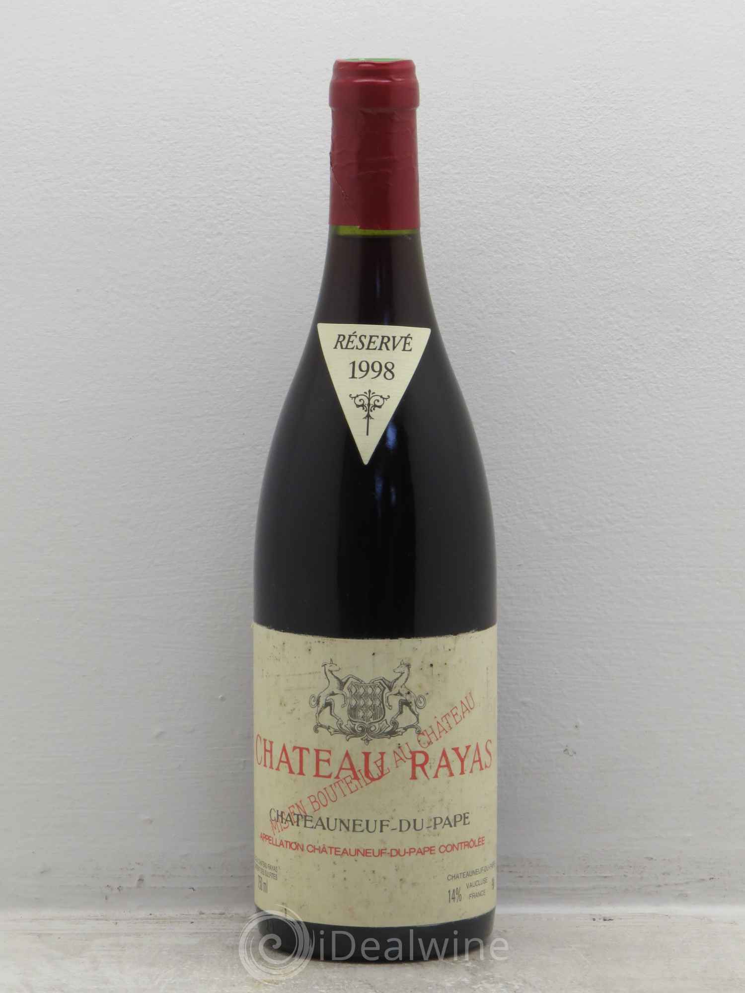 Châteauneuf-du-Pape Château Rayas Emmanuel Reynaud 1998 - Lot de 1 bouteille - 0