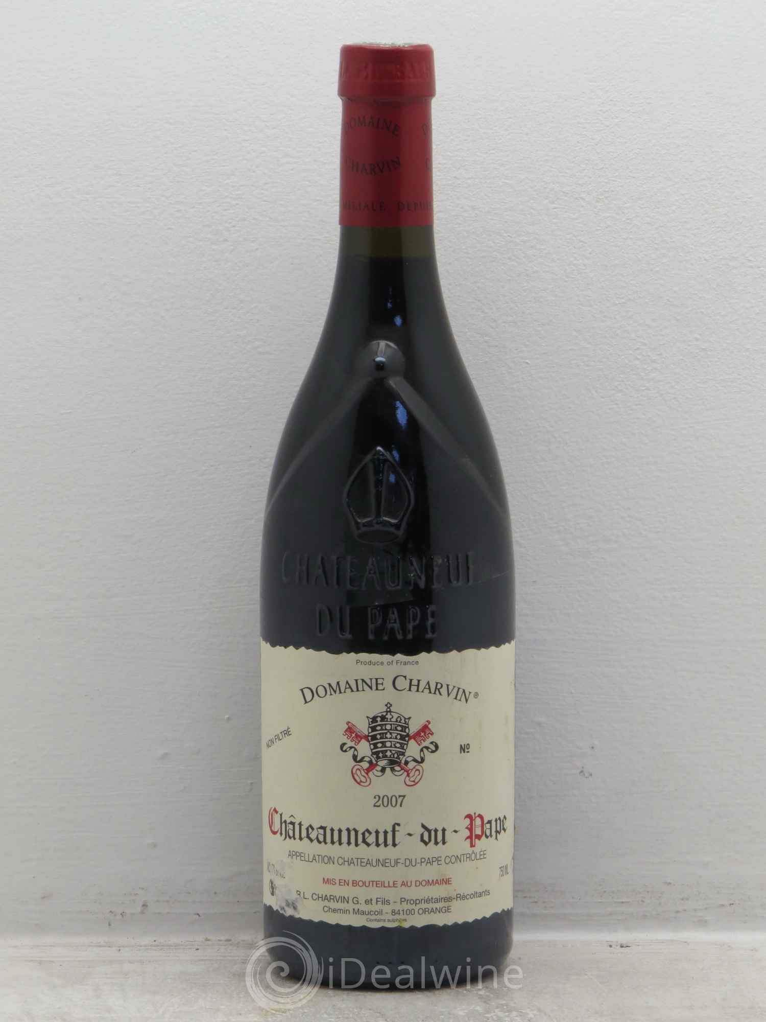 Châteauneuf-du-Pape Charvin (Domaine) 2007 - Lot de 1 bouteille - 0