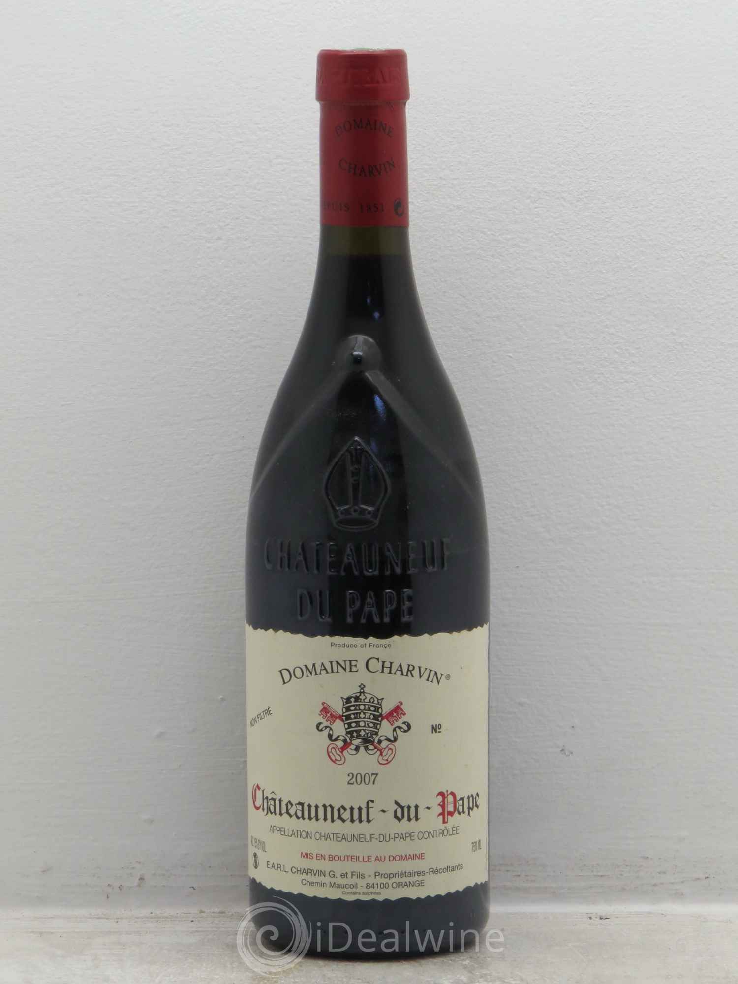 Châteauneuf-du-Pape Charvin (Domaine) 2007 - Lot de 1 bouteille - 0