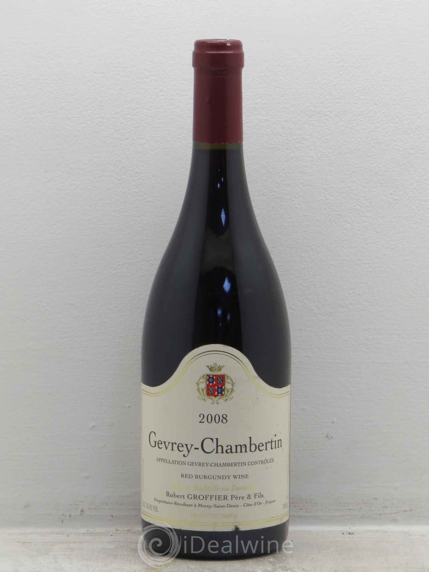 Gevrey-Chambertin 2008 - Lot de 1 bouteille - 0