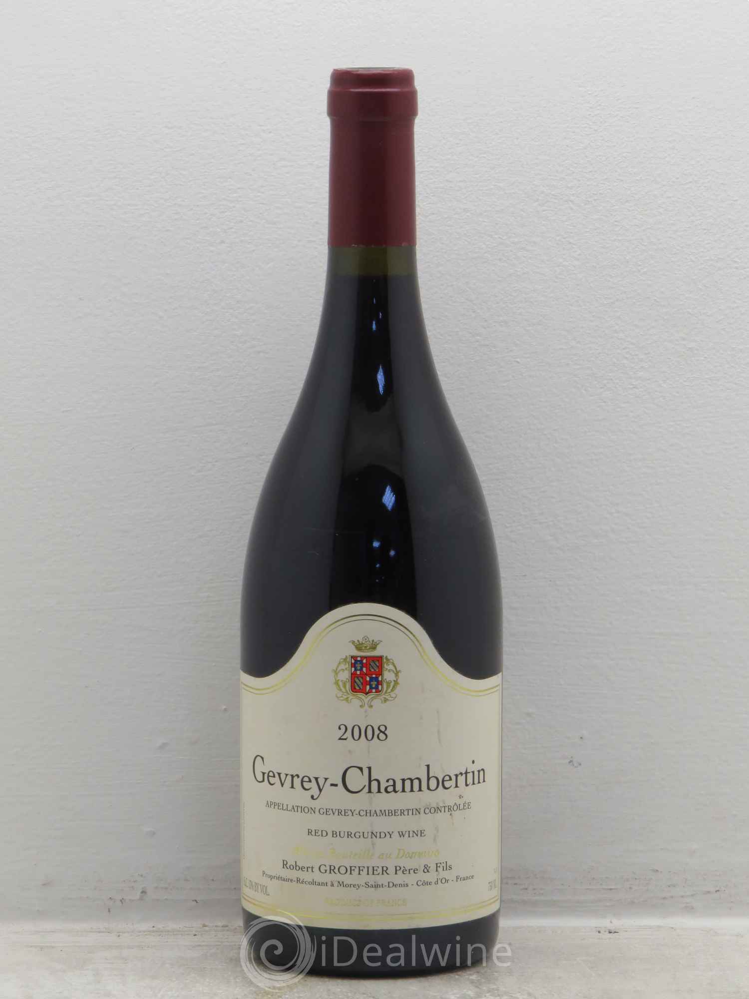 Gevrey-Chambertin 2008 - Lot de 1 bouteille - 0