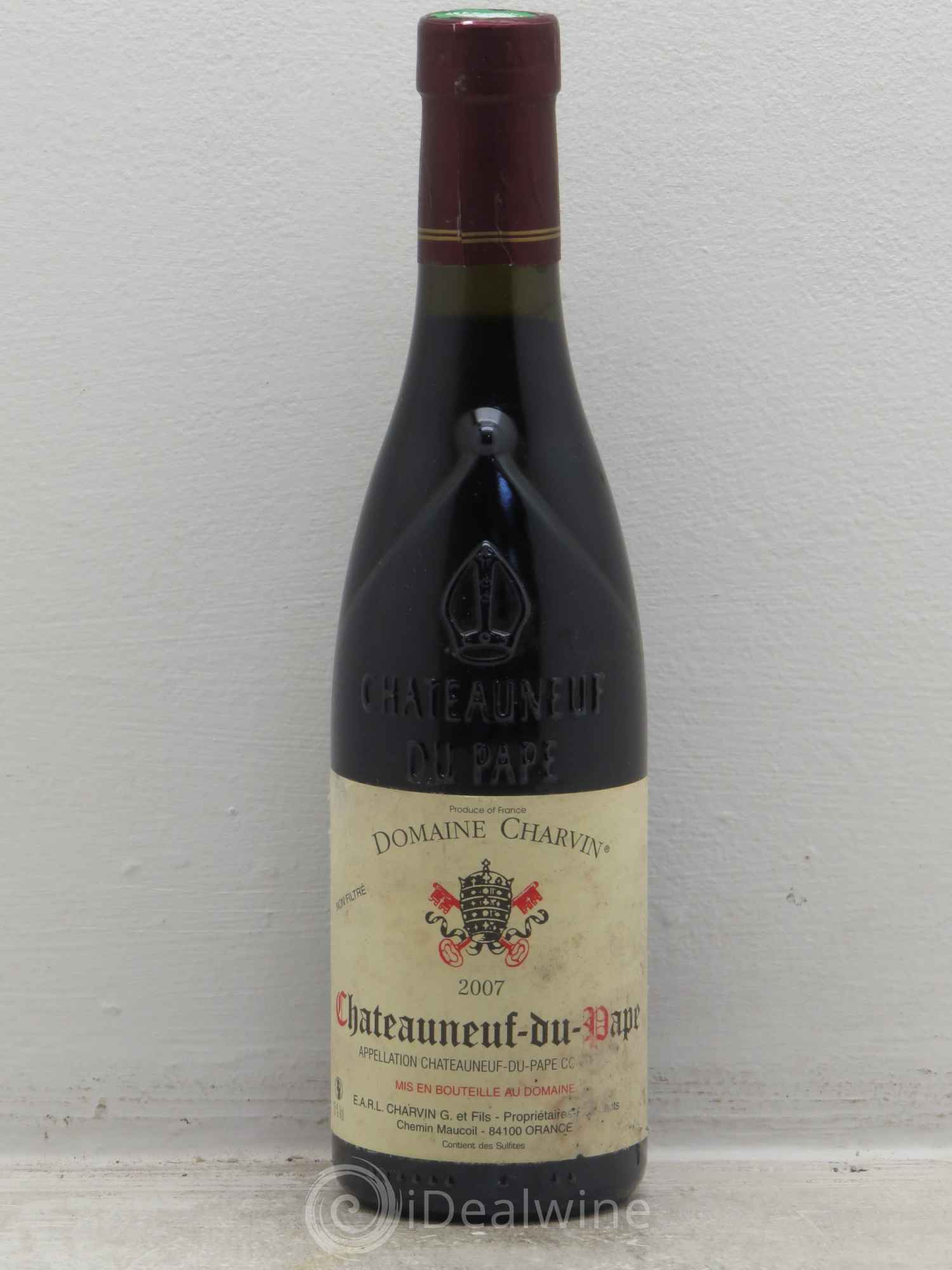 Châteauneuf-du-Pape Charvin (Domaine) 2007 - Lot de 1 demi bouteille - 0