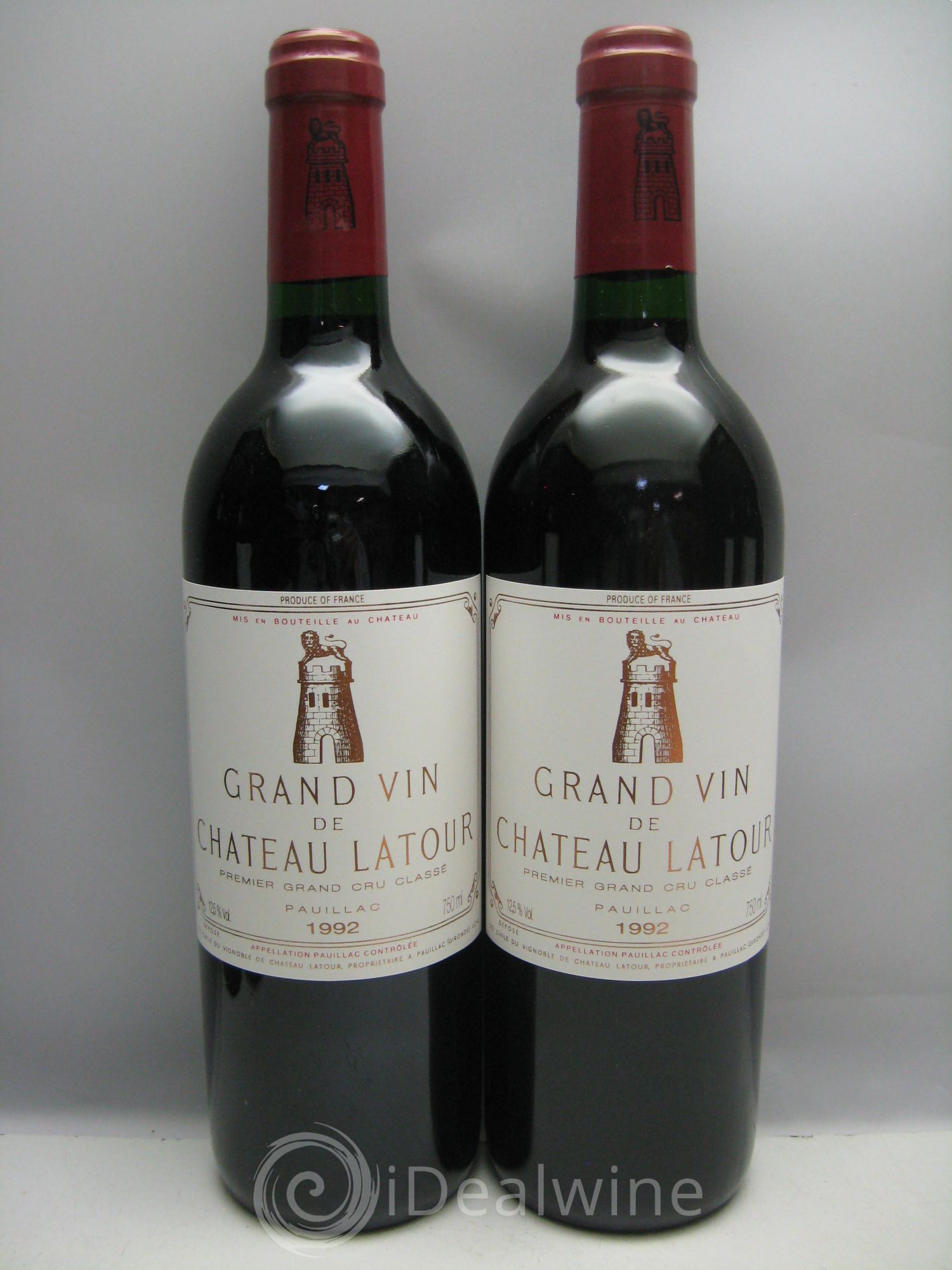 Château Latour 1er Grand Cru Classé 1992 - Lot de 6 bouteilles - 1