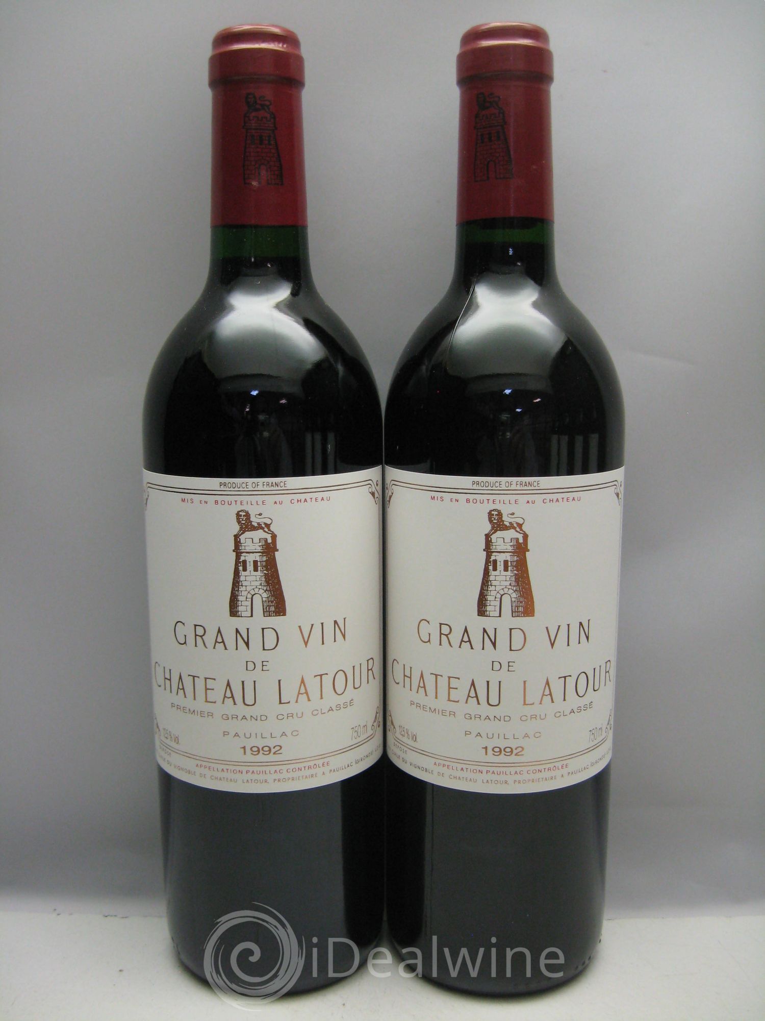 Château Latour 1er Grand Cru Classé 1992 - Lot de 6 bouteilles - 0