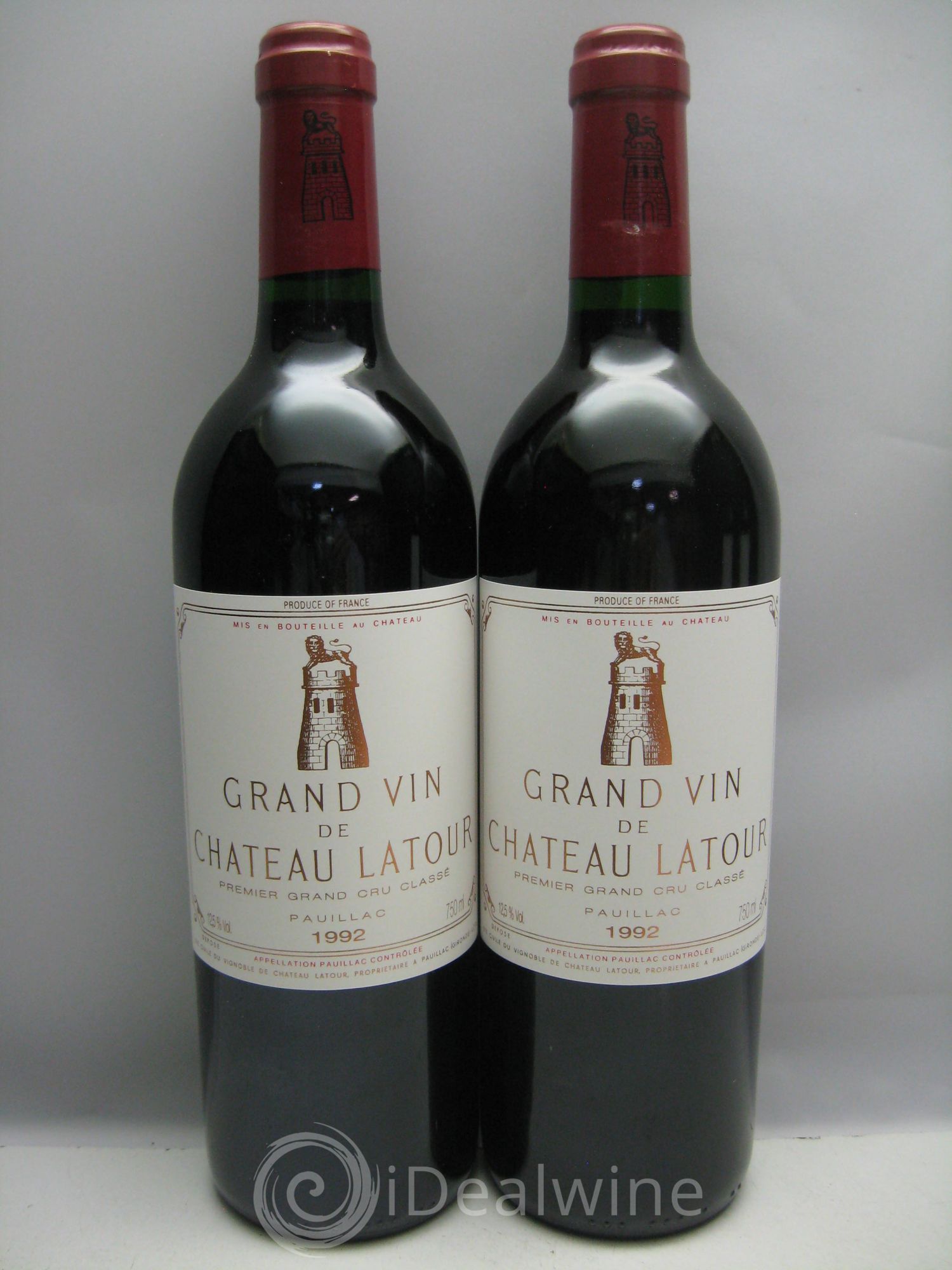 Château Latour 1er Grand Cru Classé 1992 - Lot de 6 bouteilles - 1