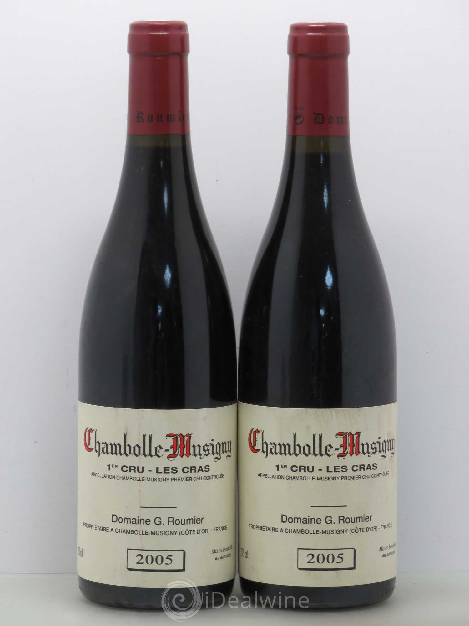 Chambolle-Musigny 1er Cru Les Cras Georges Roumier (Domaine) 2005 - Lot de 2 bouteilles - 0