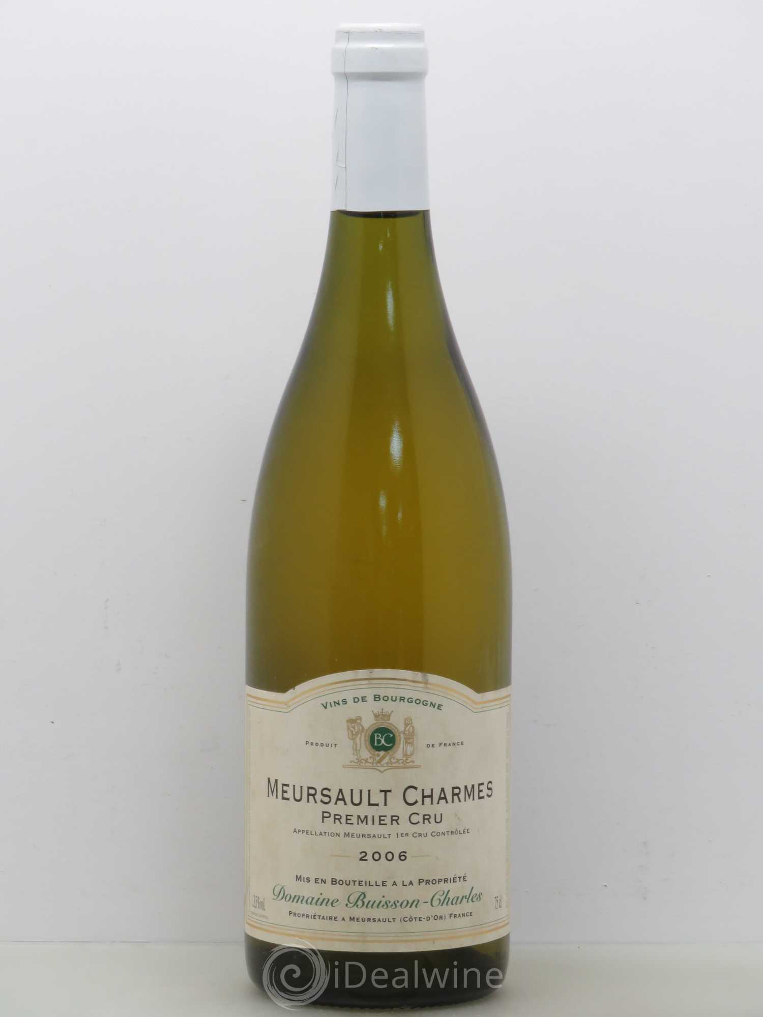 Meursault 1er Cru Les Charmes Buissons Charles 2006 - Posten von 1 Flasche - 0