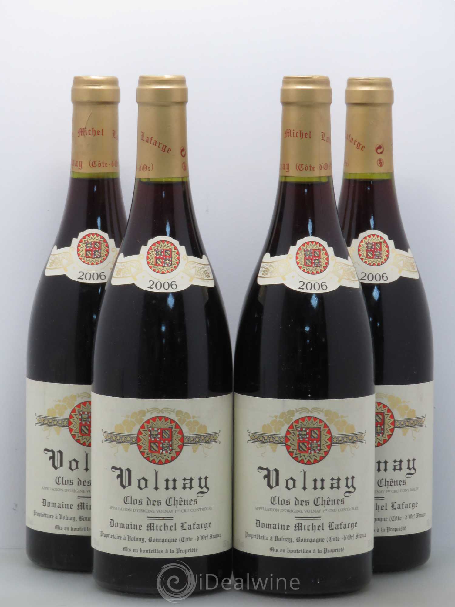 Volnay 1er Cru Clos des Chênes Lafarge (Domaine) 2006 - Lot de 4 bouteilles - 0