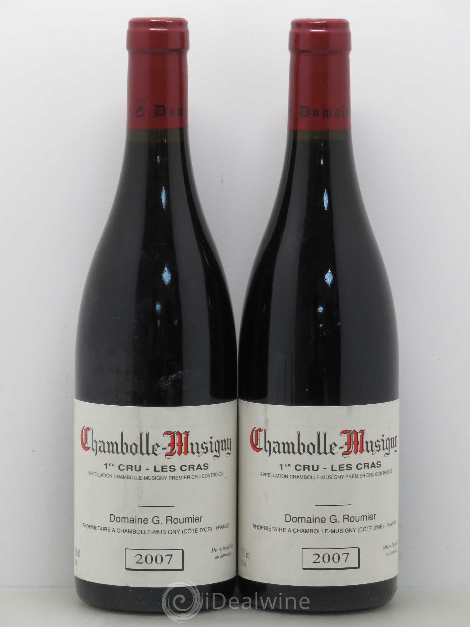 Chambolle-Musigny 1er Cru Les Cras Georges Roumier (Domaine) 2007 - Lot de 2 bouteilles - 0