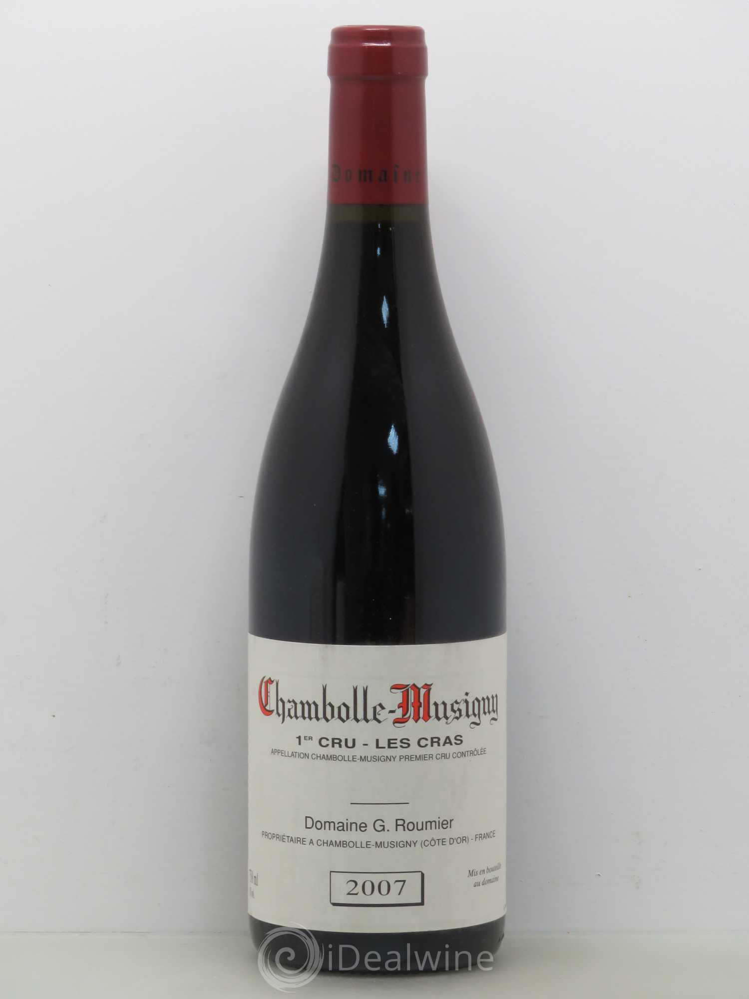 Chambolle-Musigny 1er Cru Les Cras Georges Roumier (Domaine) 2007 - Lot de 1 bouteille - 0