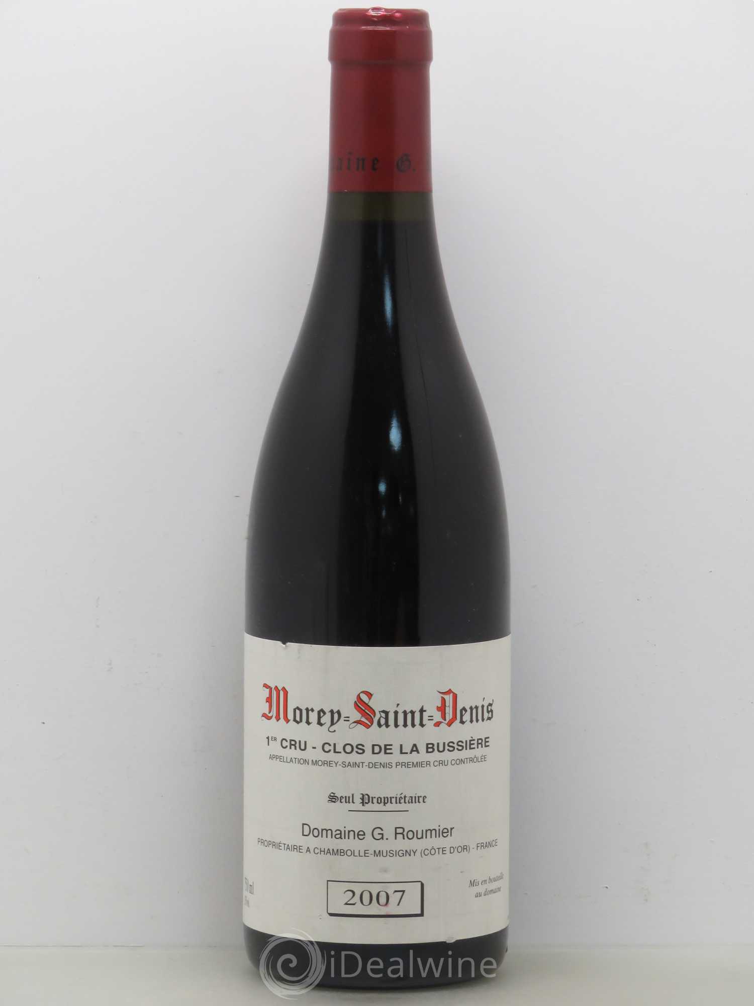 Morey-Saint-Denis 1er Cru Clos de la Bussière Georges Roumier (Domaine) 2007 - Lot de 1 bouteille - 0