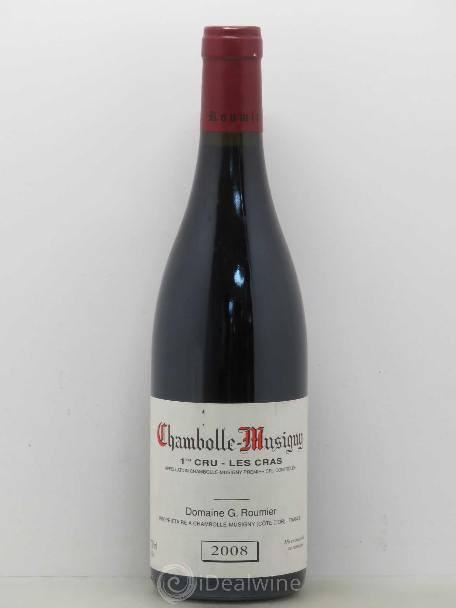 Chambolle-Musigny 1er Cru Les Cras Georges Roumier (Domaine) 2008 - Lot de 1 bouteille - 0