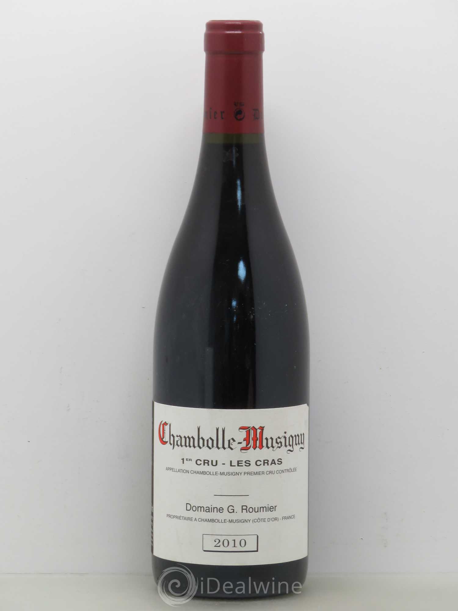 Chambolle-Musigny 1er Cru Les Cras Georges Roumier (Domaine) 2010 - Lot de 1 bouteille - 0