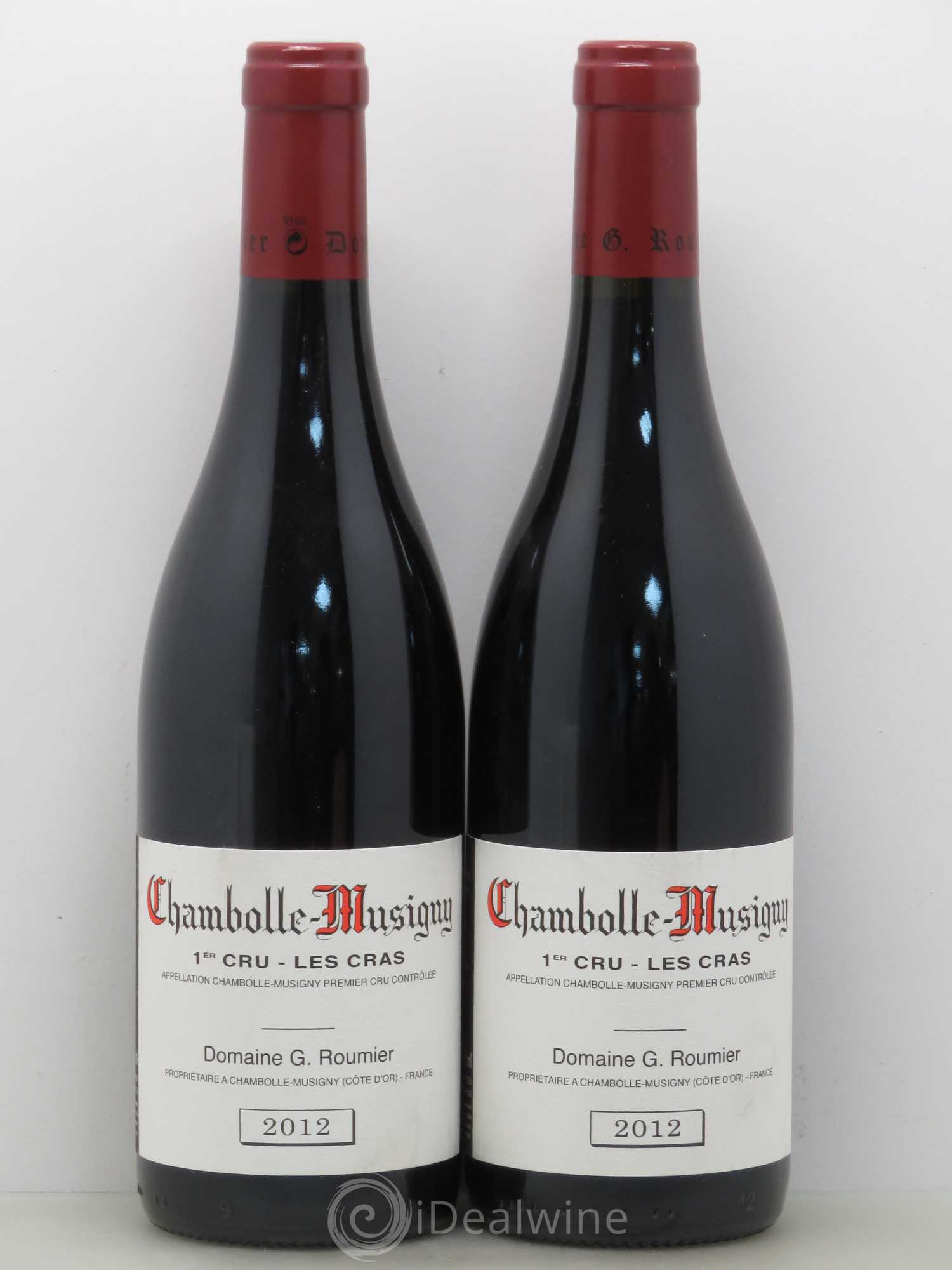 Chambolle-Musigny 1er Cru Les Cras Georges Roumier (Domaine) 2012 - Lot de 2 bouteilles - 0