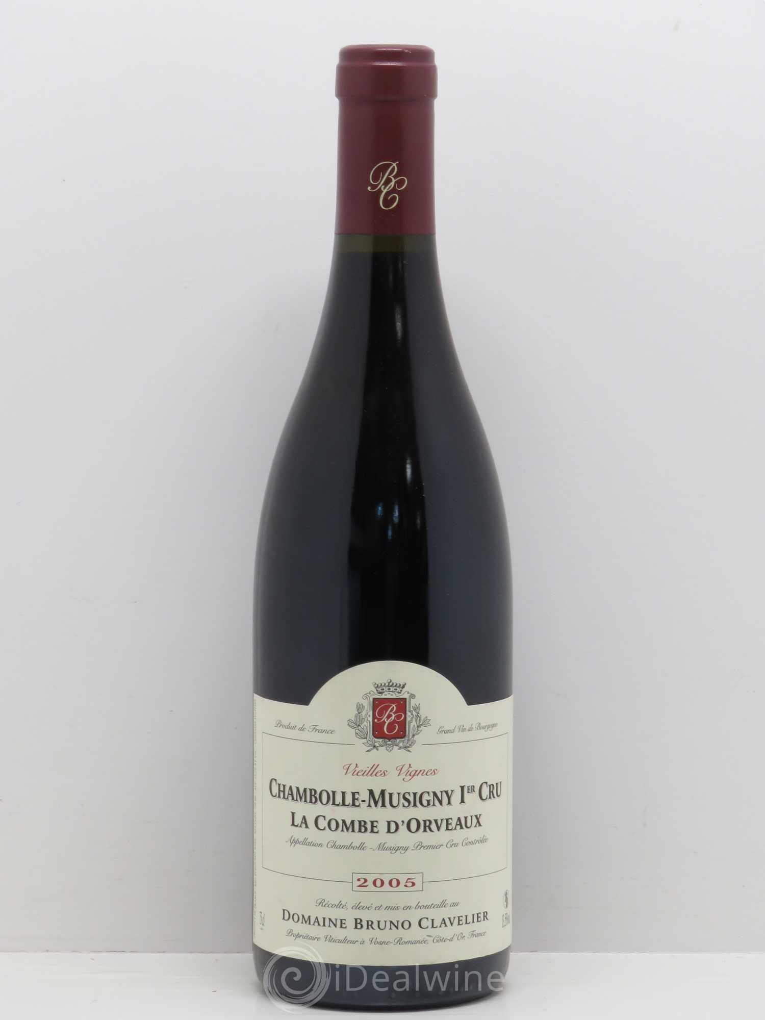 Chambolle-Musigny 1er Cru La Combe D'Orveaux Bruno Clavelier 2005 - Posten von 1 Flasche - 0