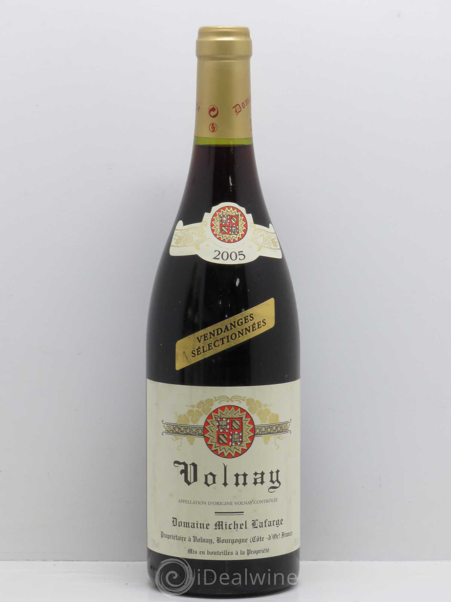 Volnay Vendanges sélectionnées Lafarge (Domaine) 2005 - Lot de 1 bouteille - 0