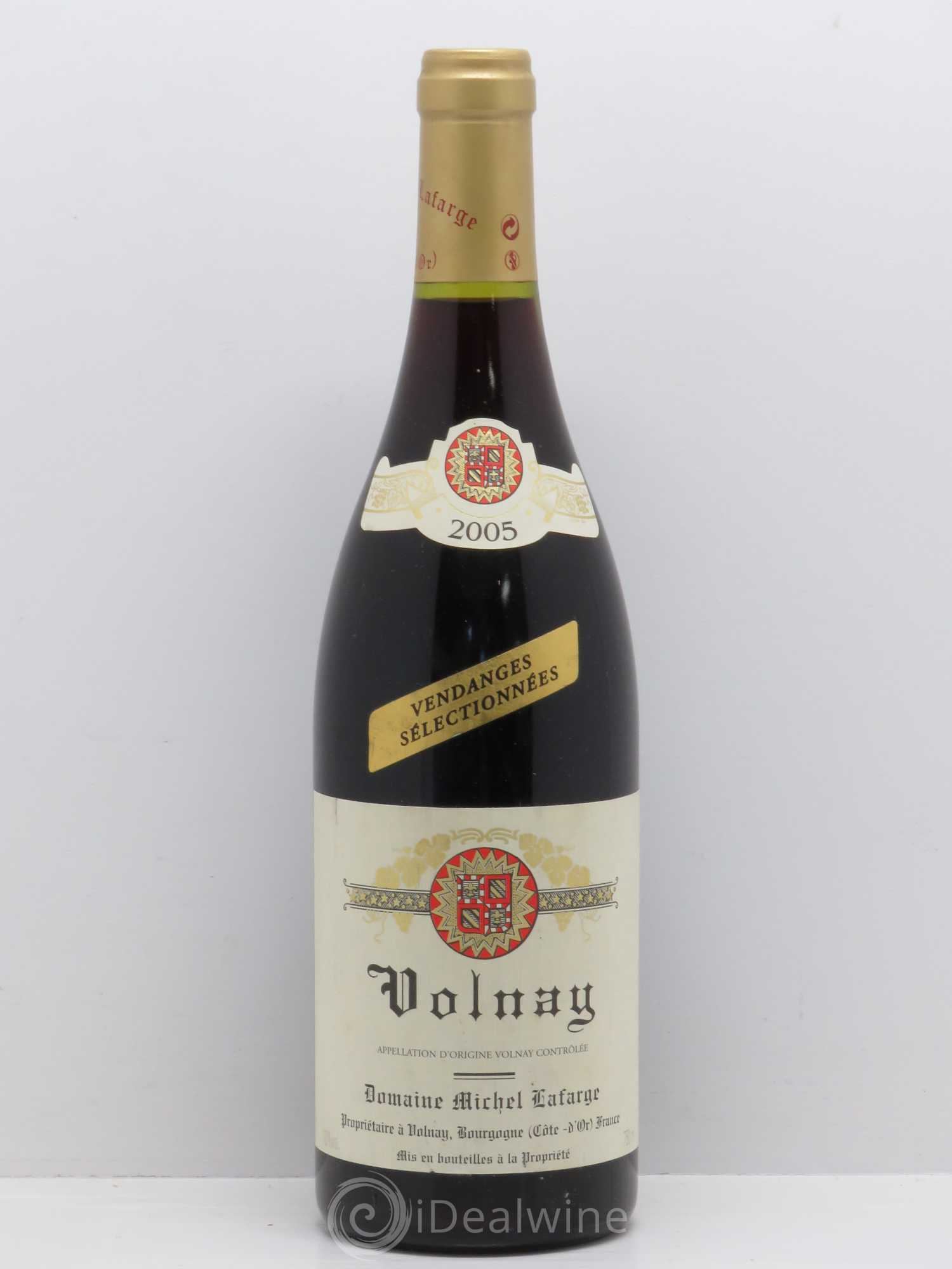 Volnay Vendanges sélectionnées Lafarge (Domaine) 2005 - Lot de 1 bouteille - 0