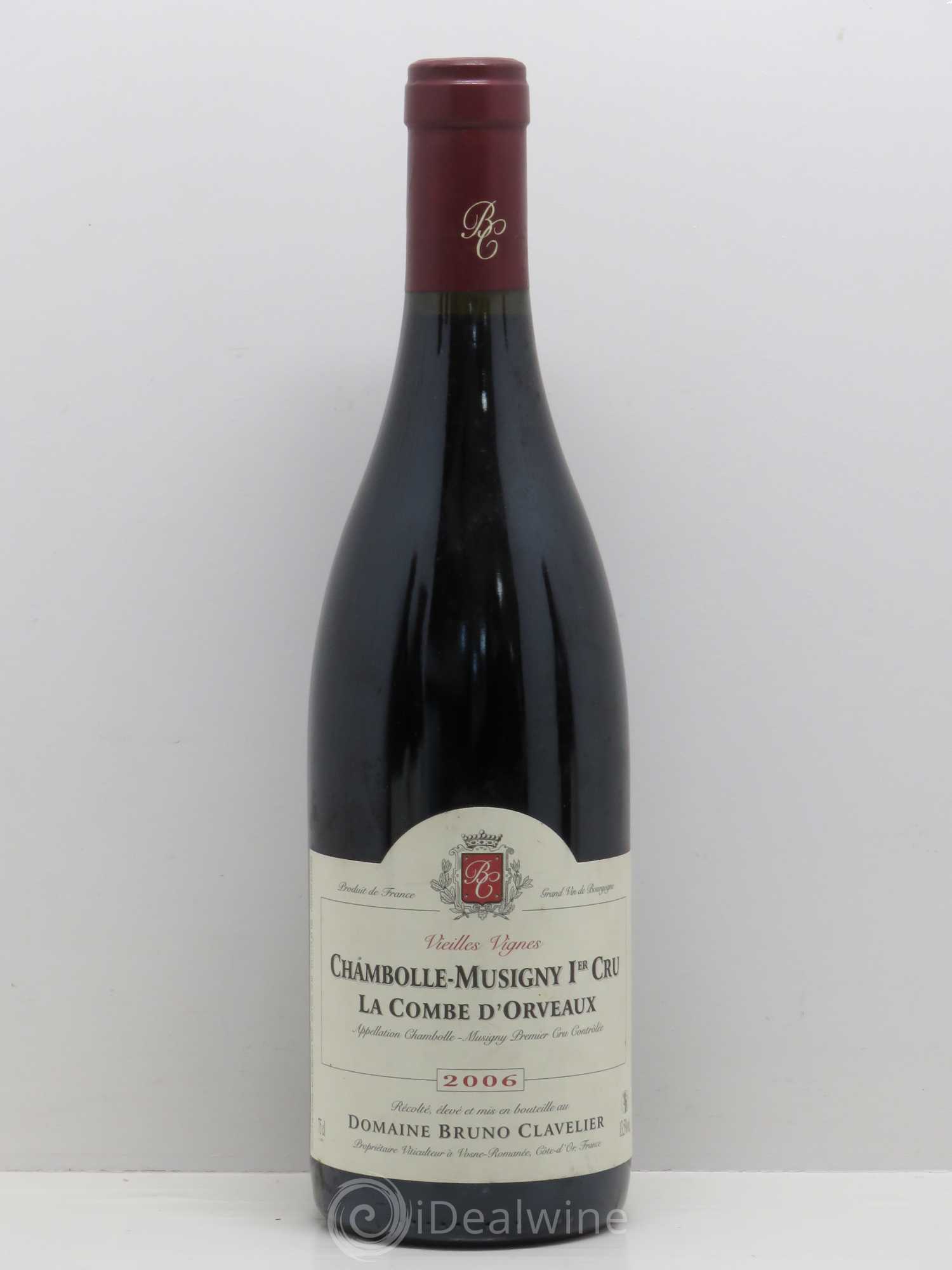 Chambolle-Musigny 1er Cru La Combe d'Orveaux - Bruno Clavelier 2006 - Posten von 1 Flasche - 0