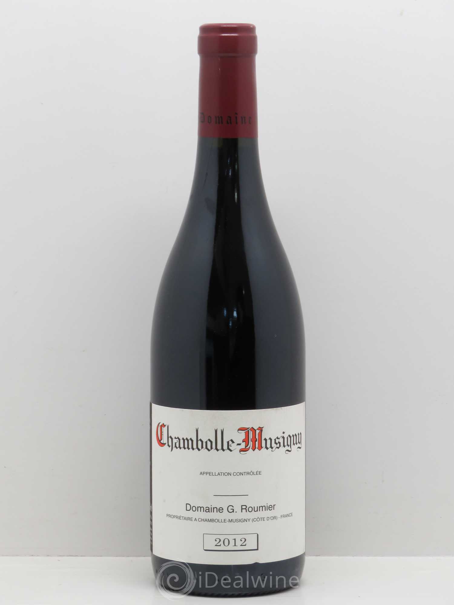 Chambolle-Musigny Georges Roumier (Domaine) 2012 - Lot de 1 bouteille - 0