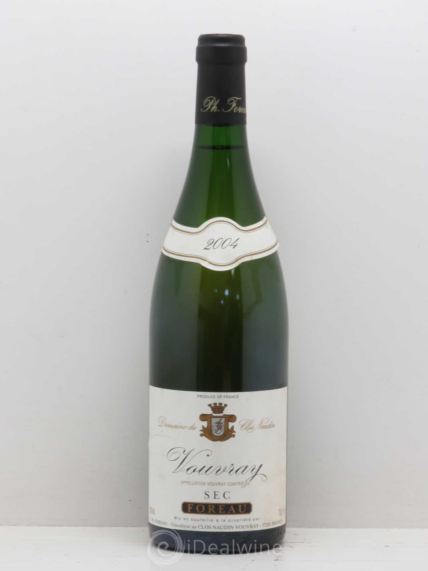 Vouvray Sec Clos Naudin - Philippe Foreau 2004 - Lot de 1 bouteille - 0