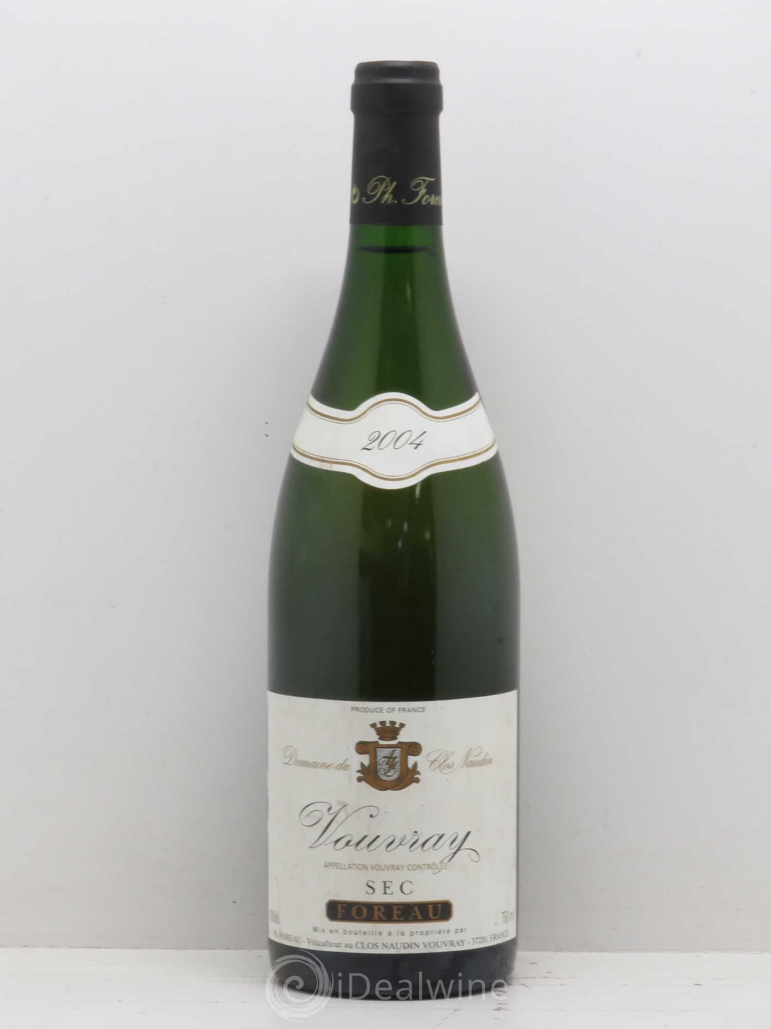 Vouvray Sec Clos Naudin - Philippe Foreau 2004 - Lot de 1 bouteille - 0