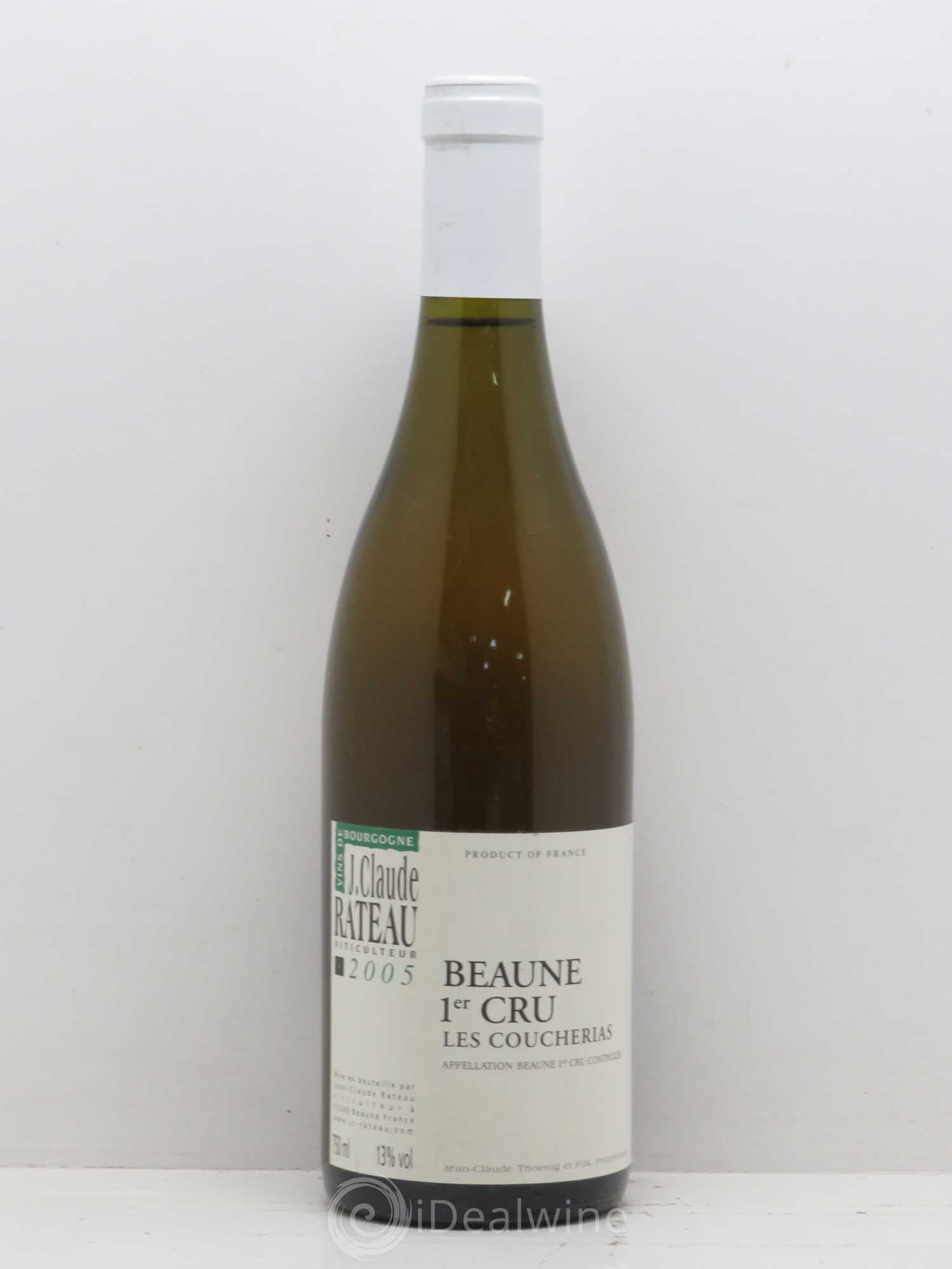 Beaune 1er Cru Coucherias Jean Claude Rateau 2005 - Posten von 1 Flasche - 0