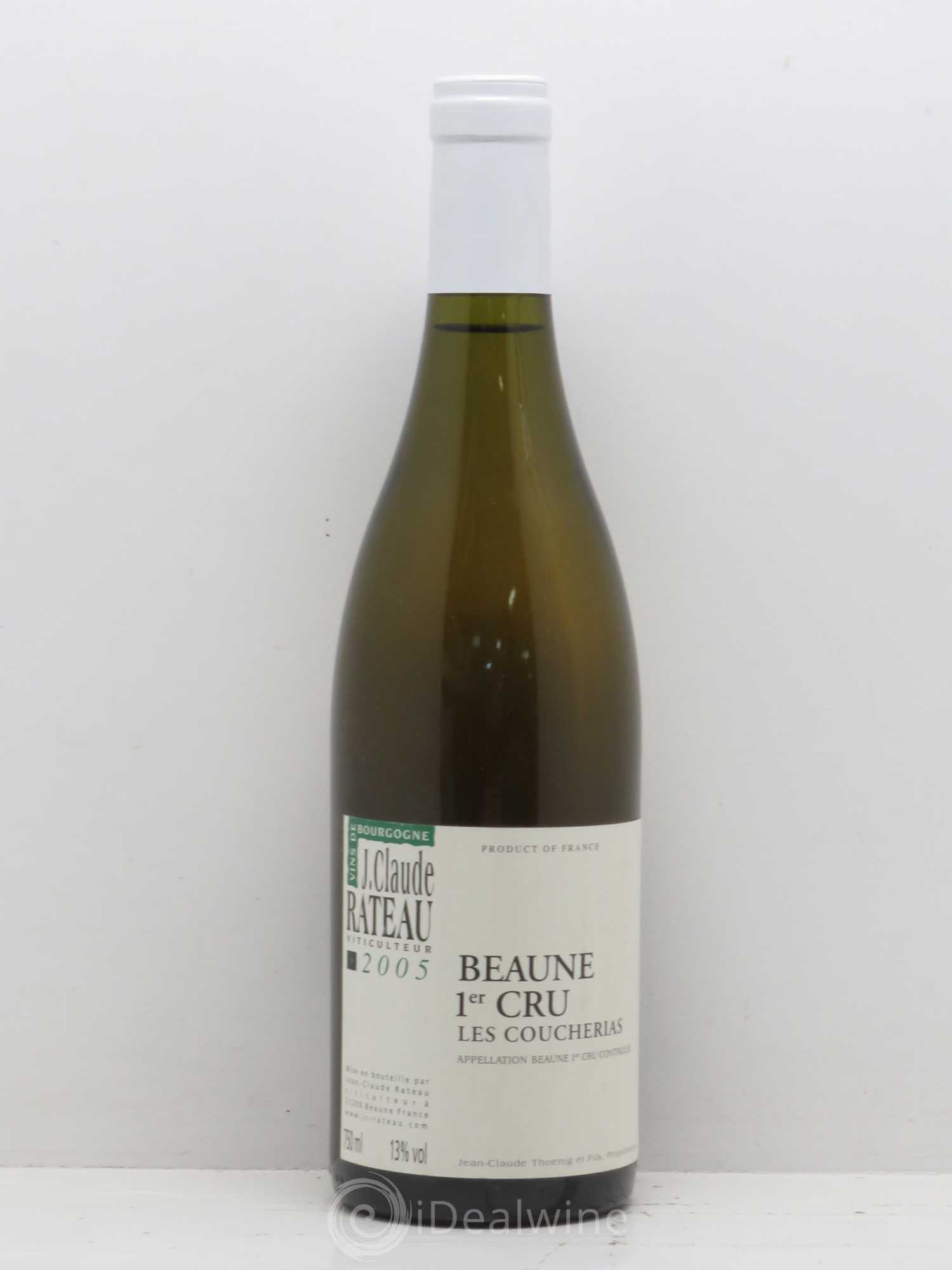 Beaune 1er Cru Coucherias Jean Claude Rateau 2005 - Posten von 1 Flasche - 0