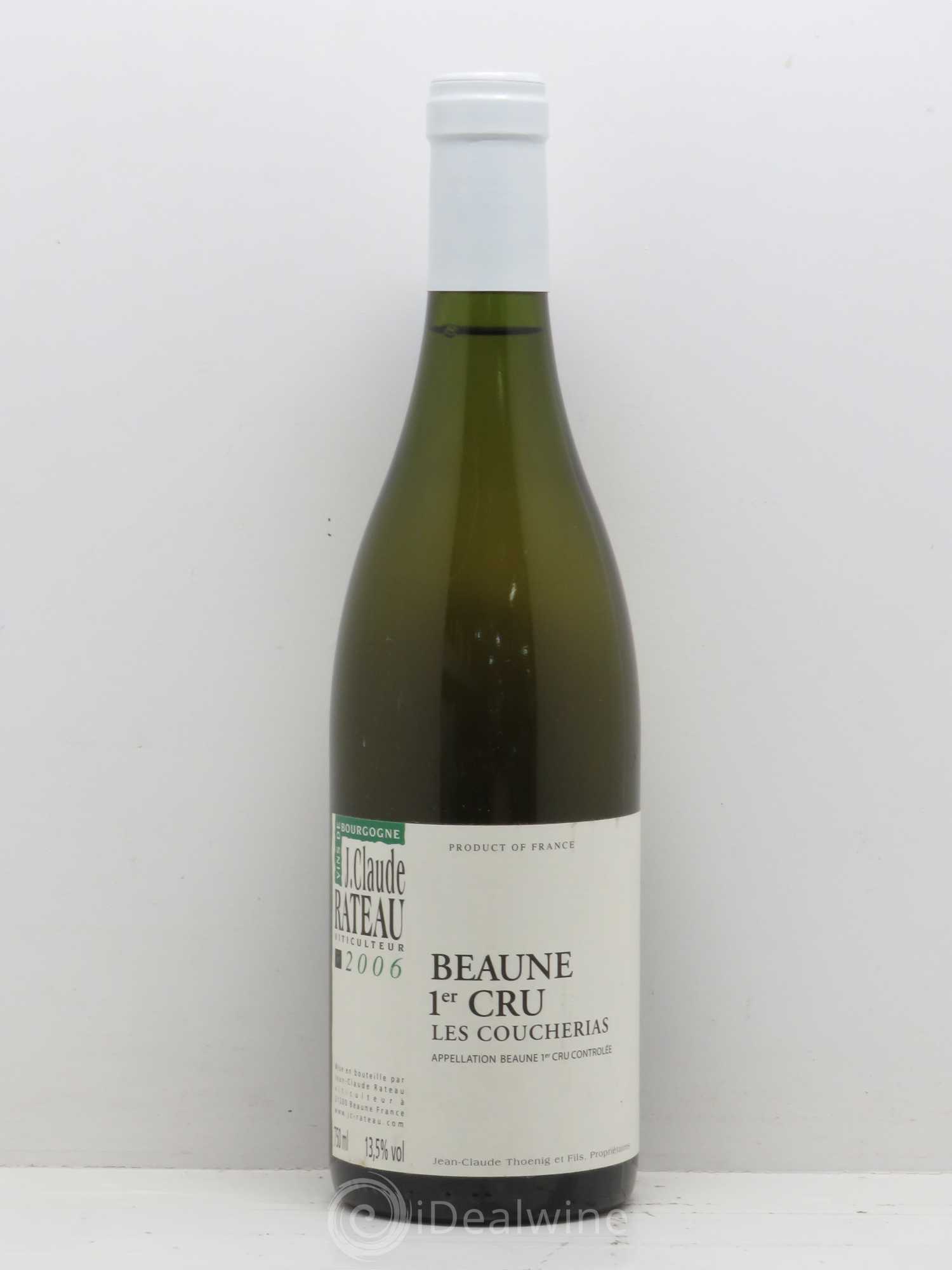 Beaune 1er Cru Coucherias Jean Claude Rateau 2006 - Posten von 1 Flasche - 0