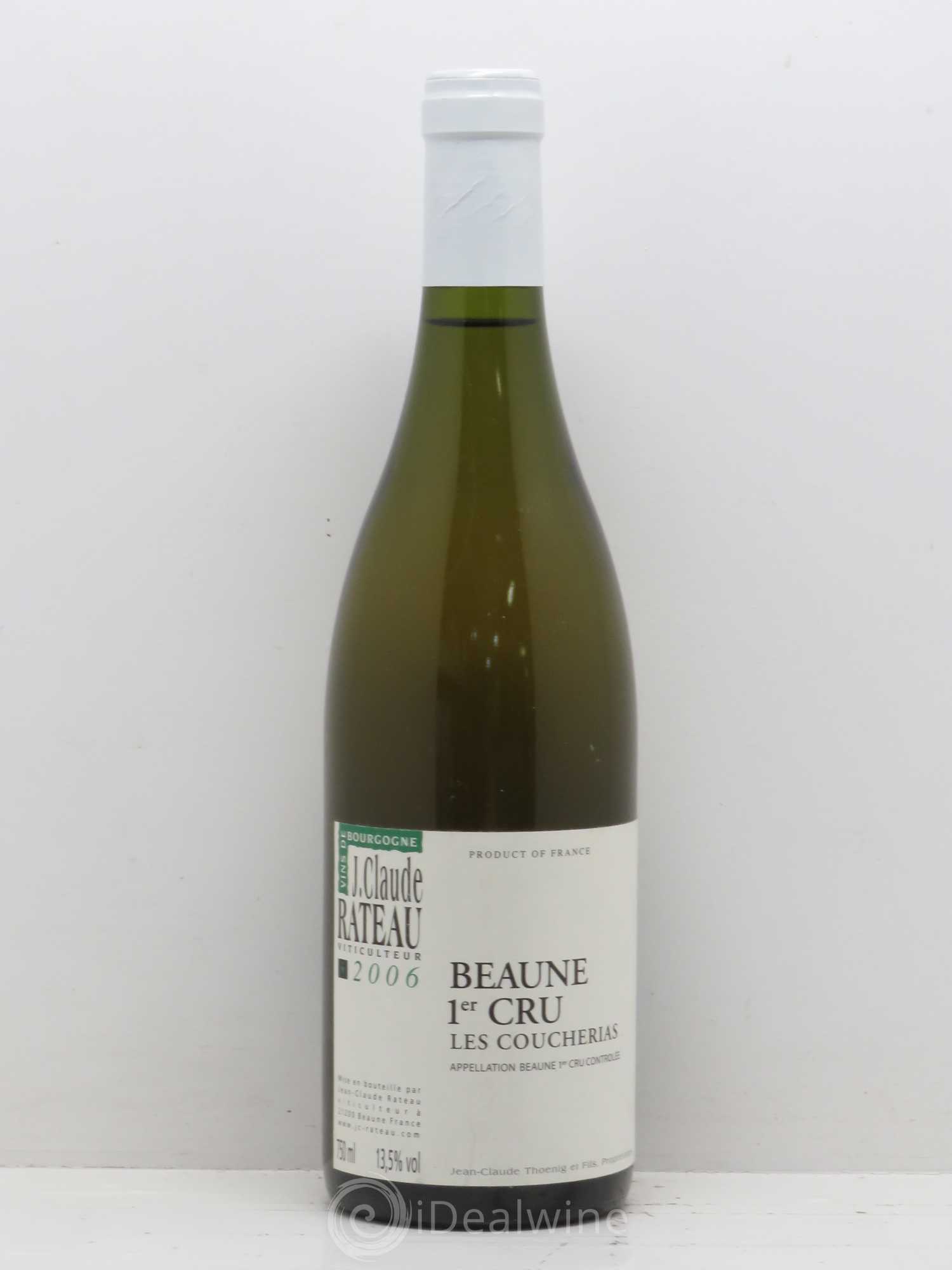 Beaune 1er Cru Coucherias Jean Claude Rateau 2006 - Posten von 1 Flasche - 0