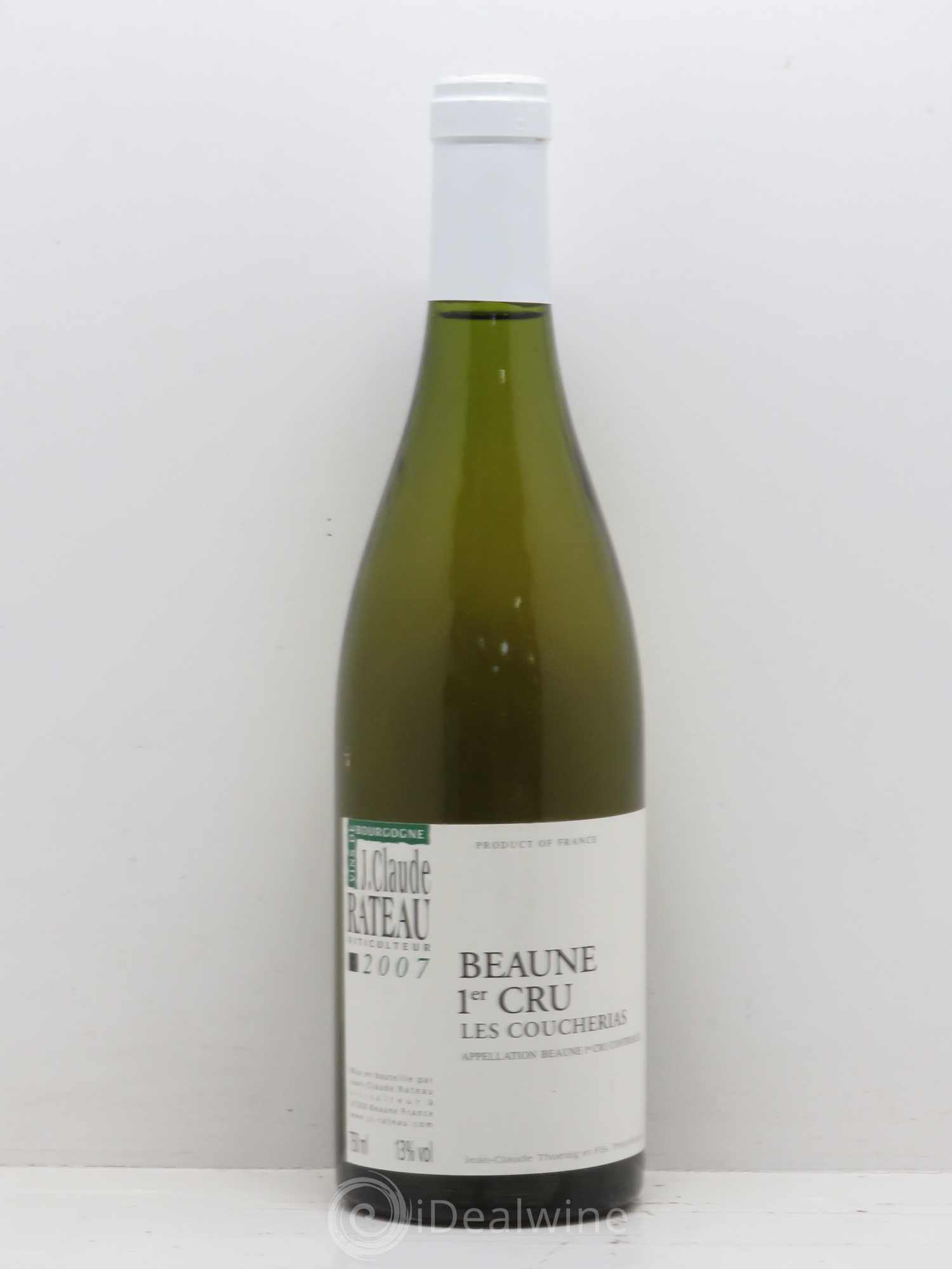 Beaune 1er Cru Coucherias Jean Claude Rateau 2007 - Posten von 1 Flasche - 0