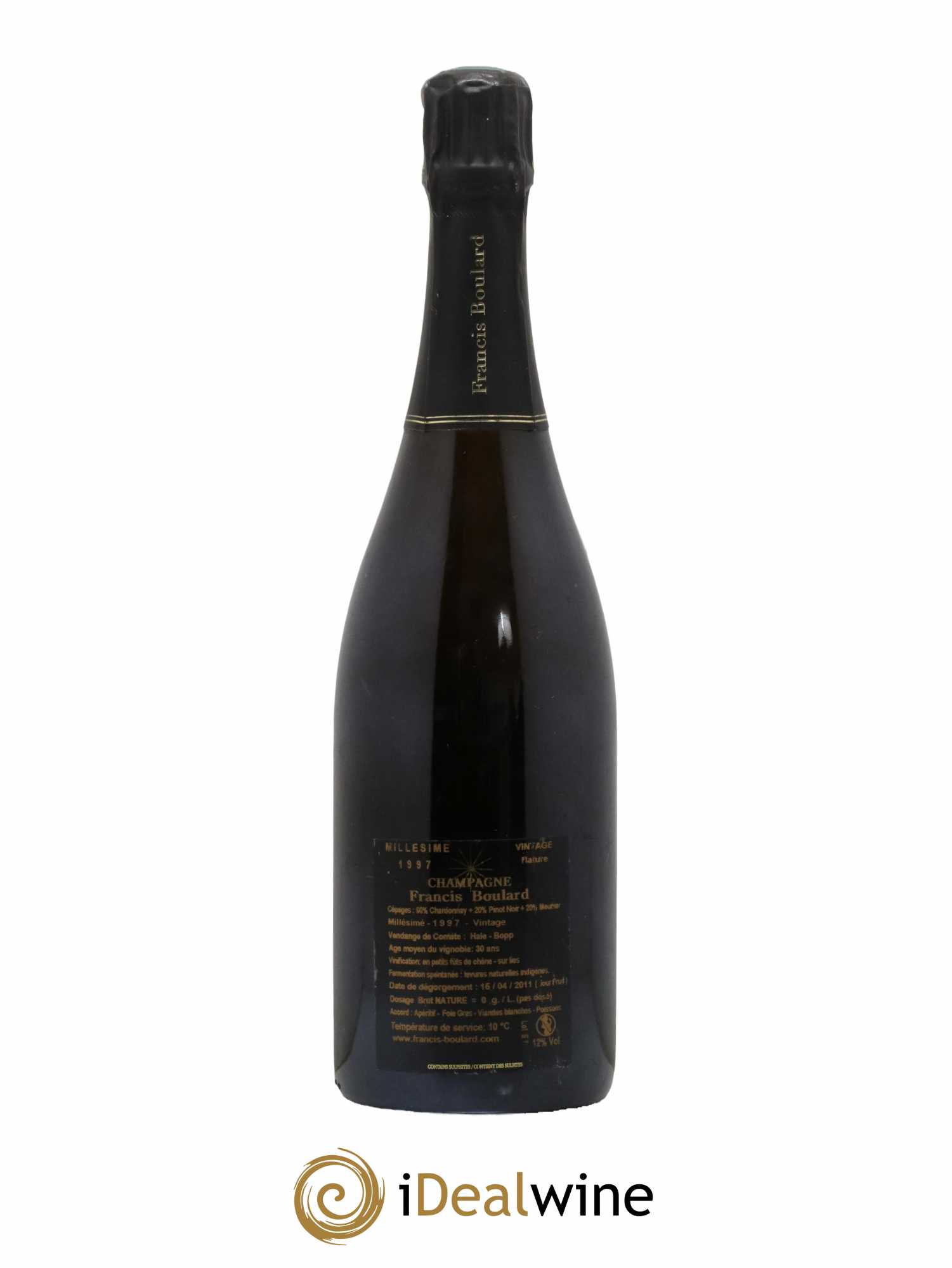 Champagne Millésimé Francis Boulard 1997 - Lot de 1 bouteille - 1