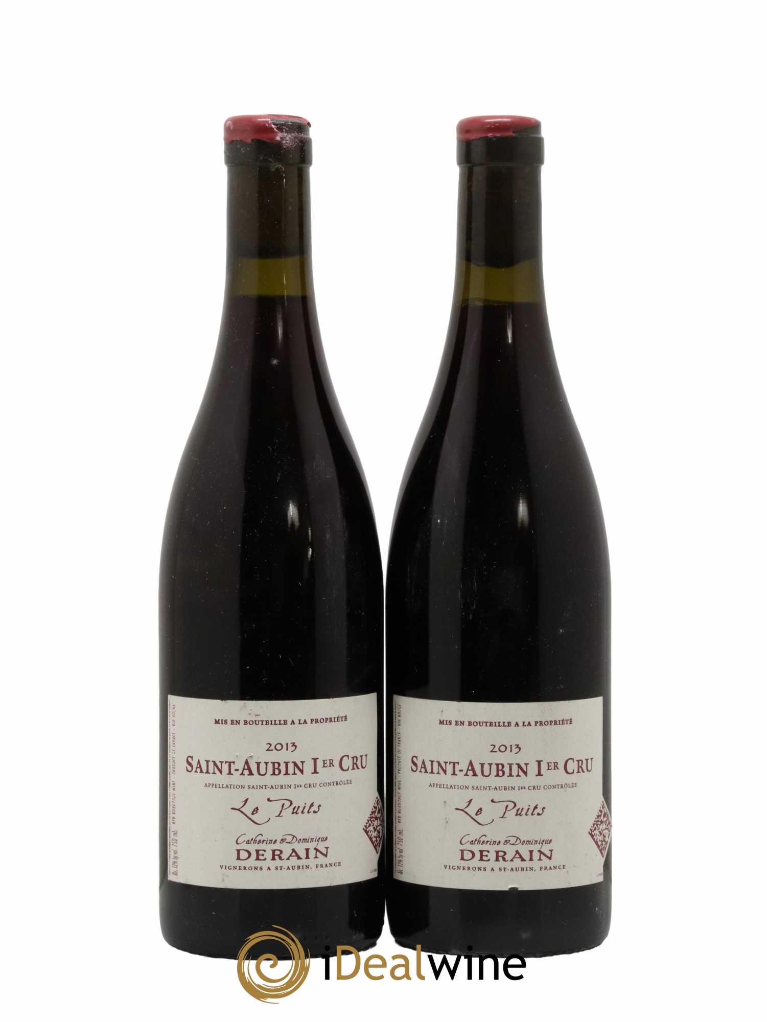 Saint-Aubin 1er Cru Le Puits Catherine et Dominique Derain 2013 - Lot de 2 bouteilles - 0