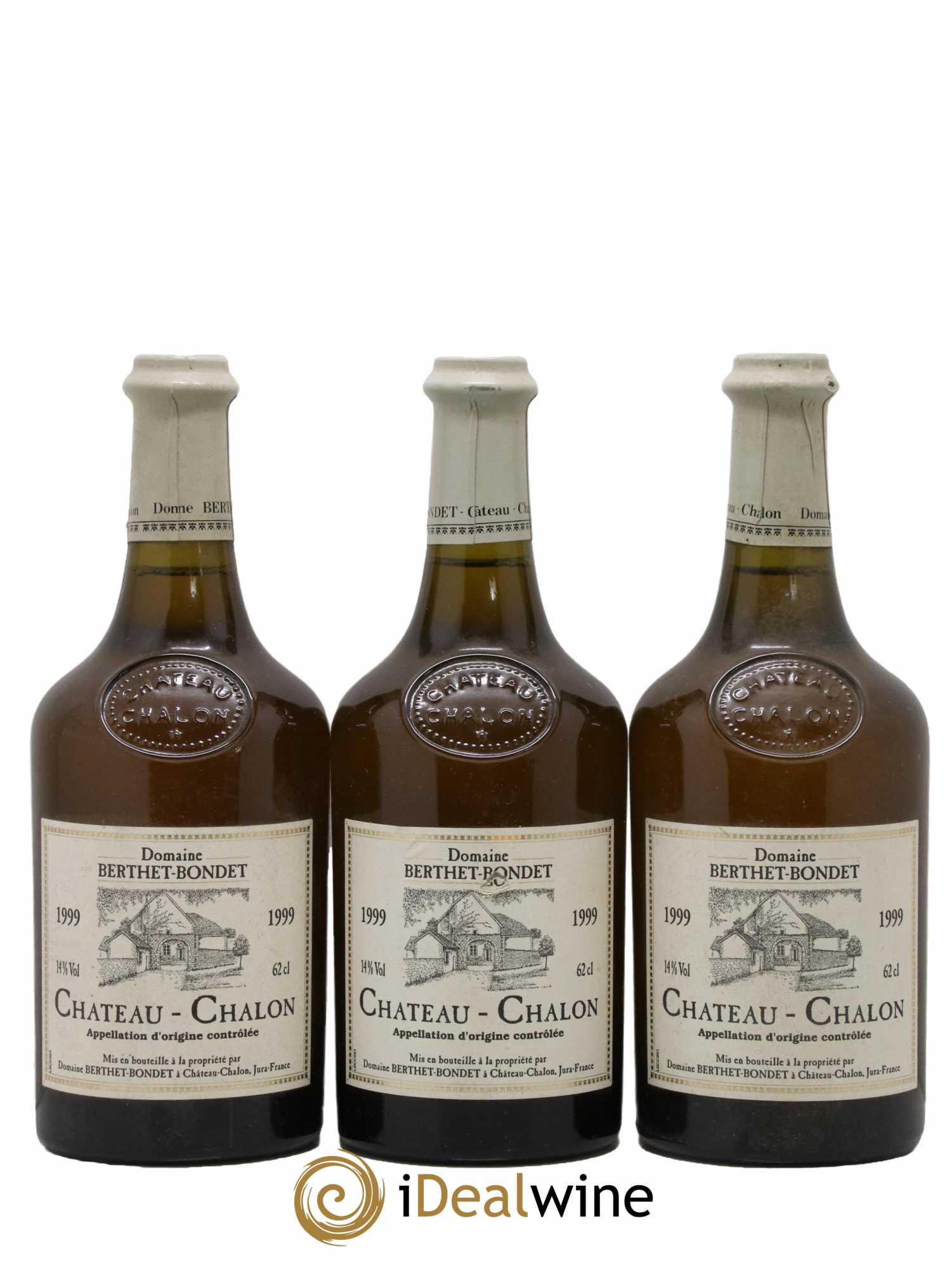 Château-Chalon Berthet-Bondet 1999 - Lot de 3 bouteilles - 0