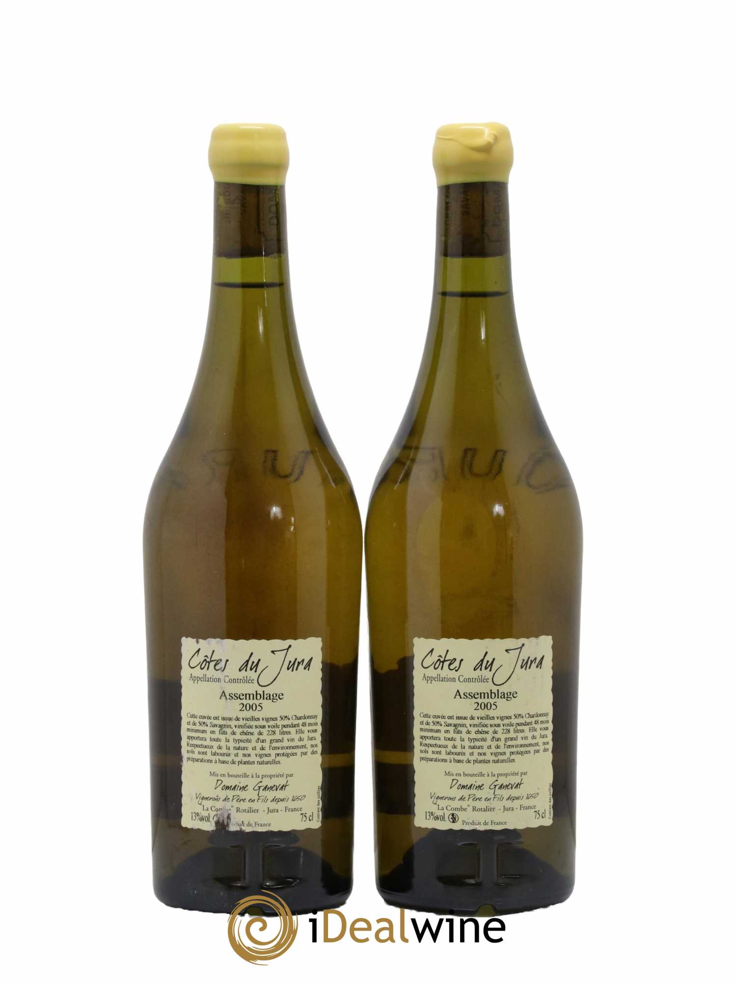 Côtes du Jura Cuvée de Garde Jean-François Ganevat (Domaine) 2005 - Lot de 2 bouteilles - 1