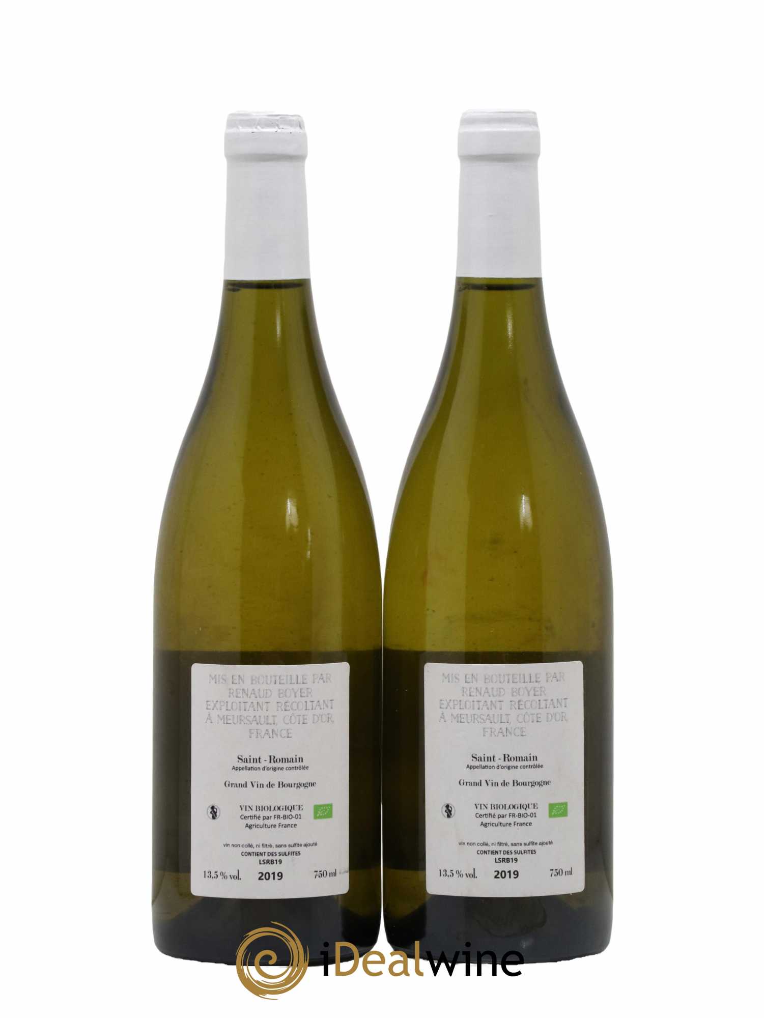 Saint-Romain Renaud Boyer 2019 - Lot of 2 bottles - 1