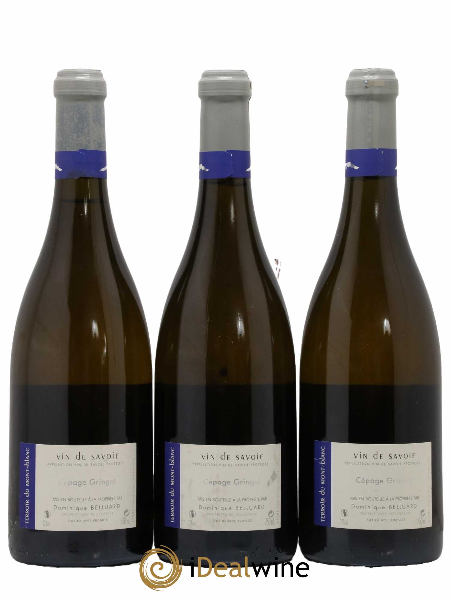 Vin de Savoie Les Alpes Domaine Belluard 2012 - Lot de 3 bouteilles - 1