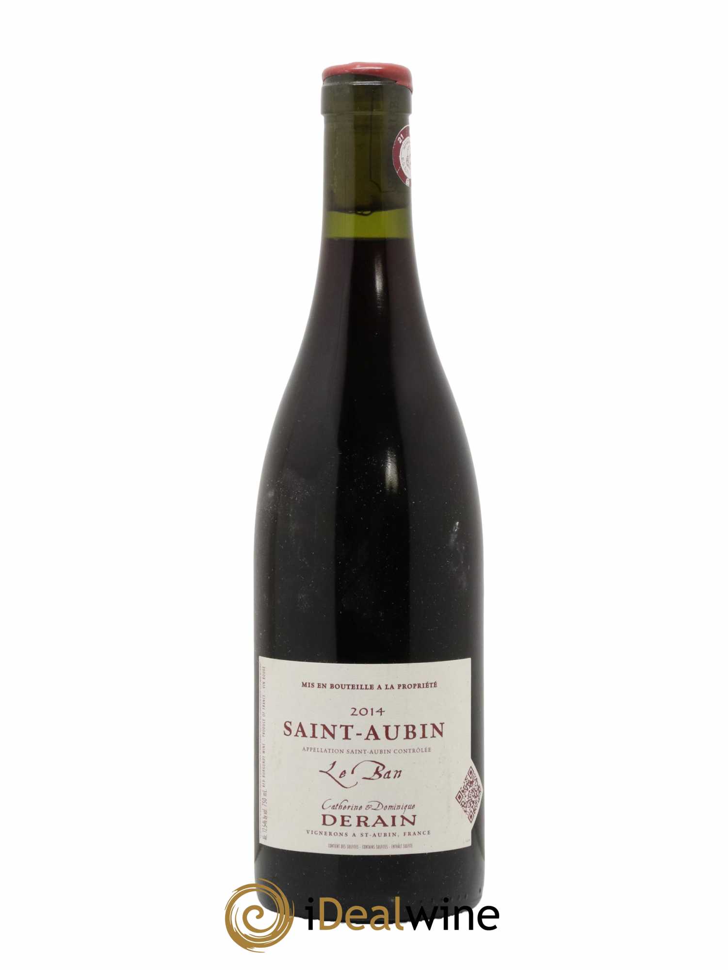 Saint-Aubin Le Ban Catherine et Dominique Derain 2014 - Lot de 1 bouteille - 1